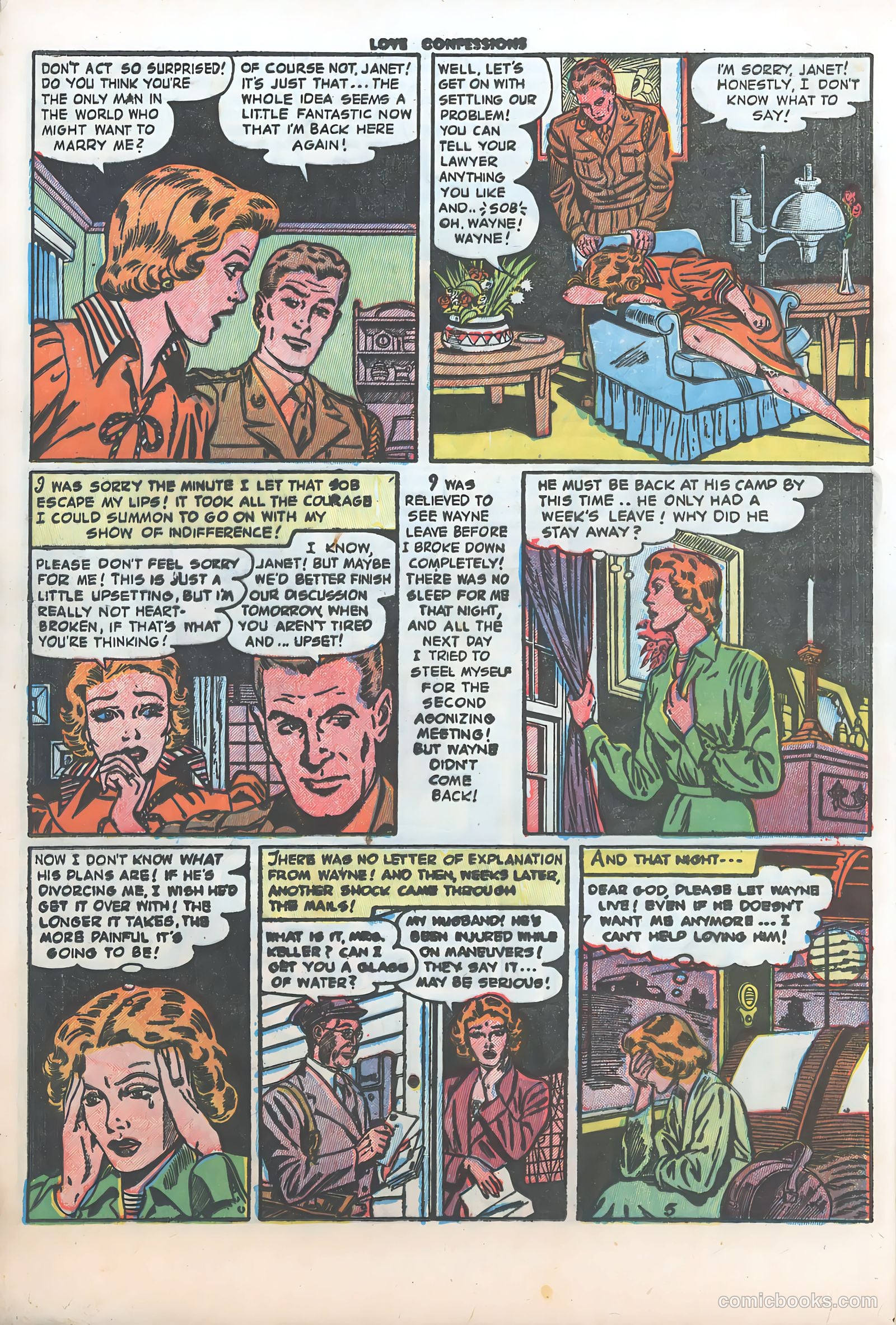 Love Confessions #33 (1953) — page 16 of 36