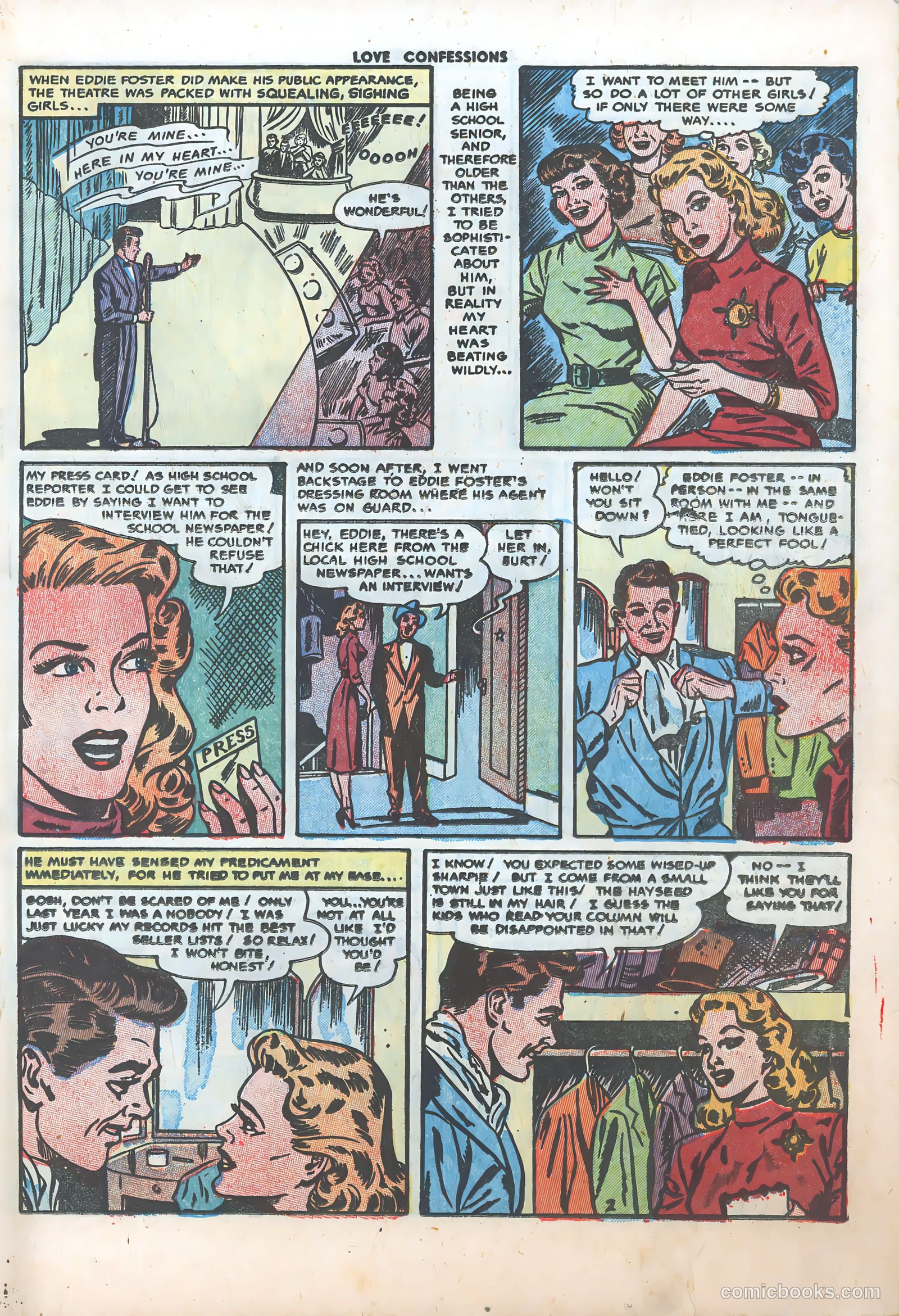 Love Confessions #33 (1953) — page 19 of 36