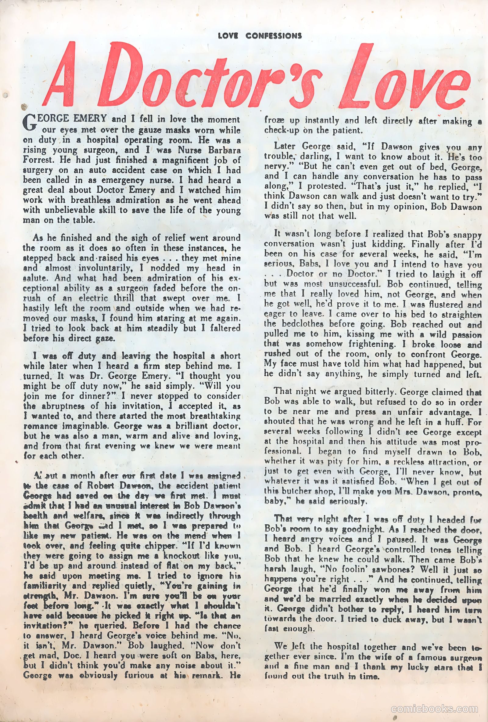 Love Confessions #33 (1953) — page 26 of 36