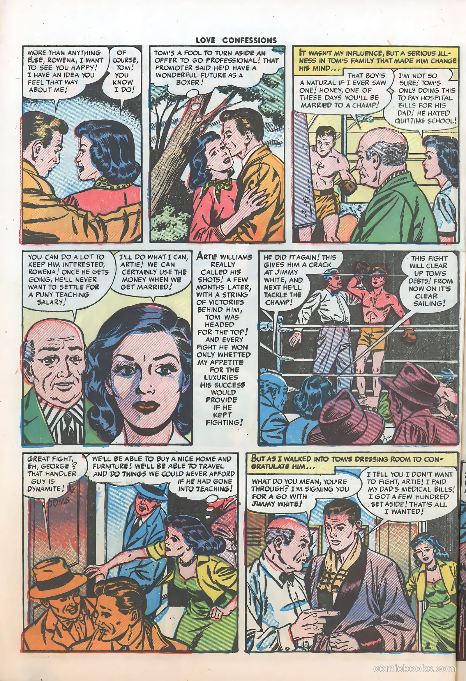 Love Confessions #33 (1953) — page 28 of 36