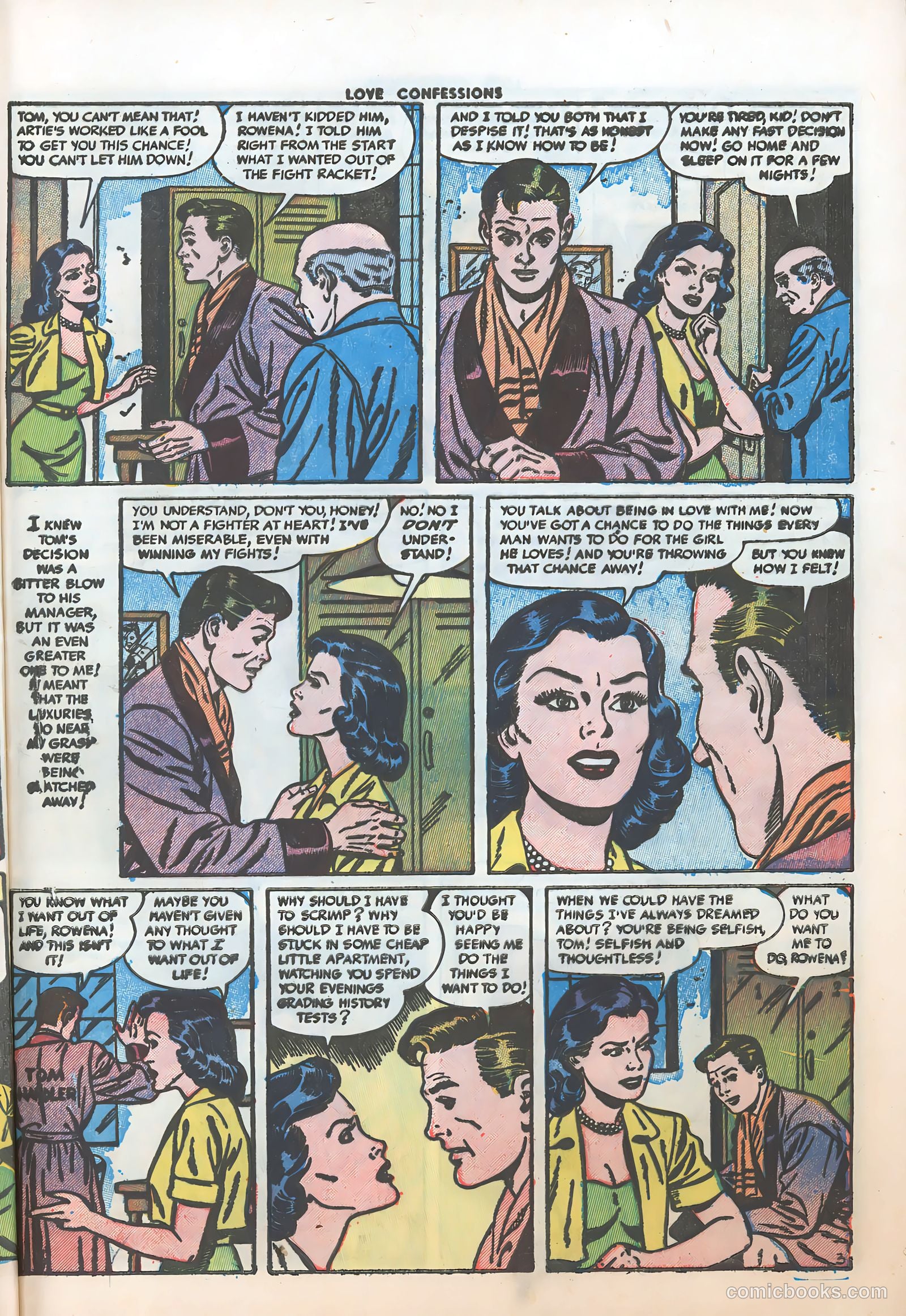 Love Confessions #33 (1953) — page 29 of 36