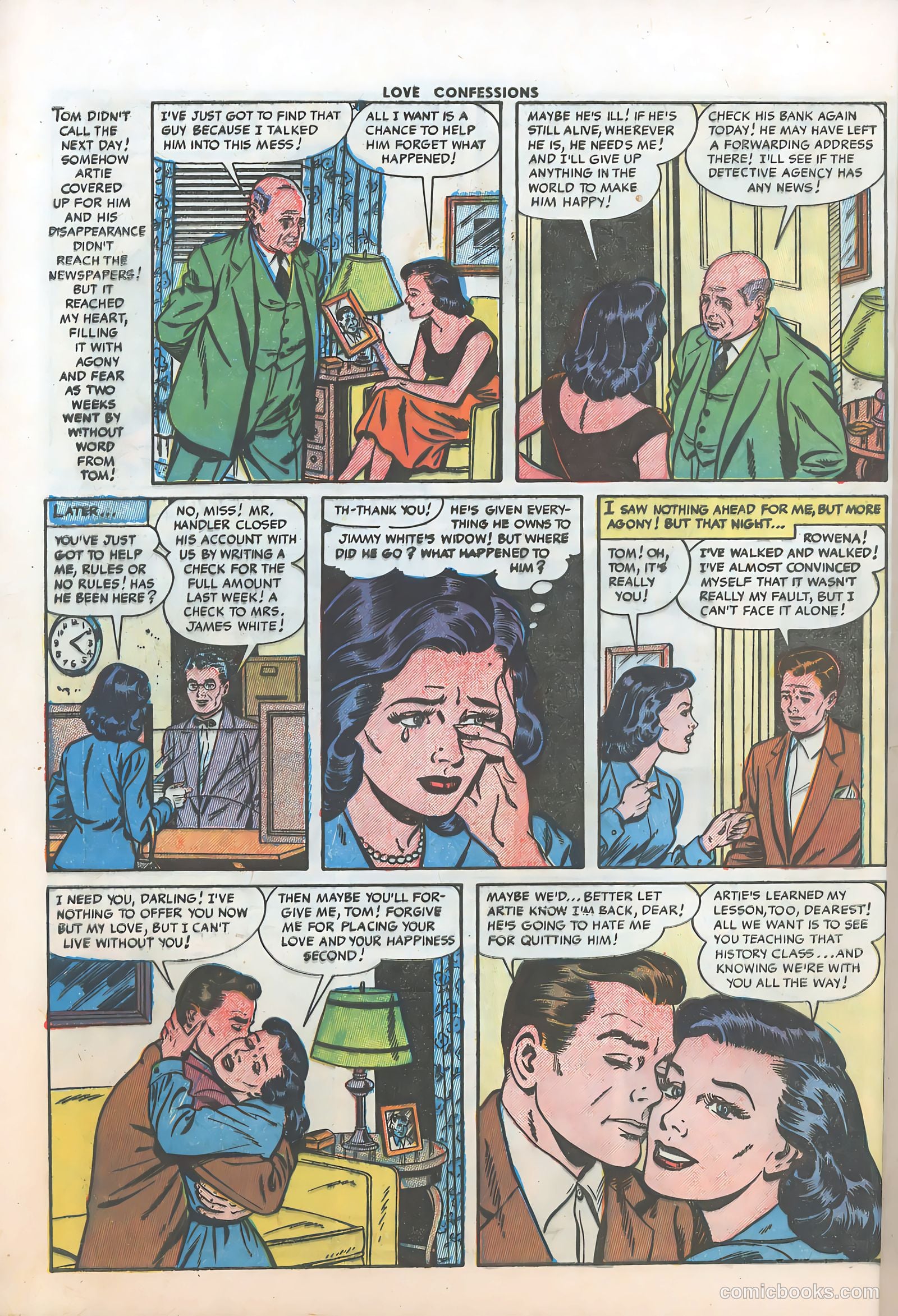 Love Confessions #33 (1953) — page 32 of 36