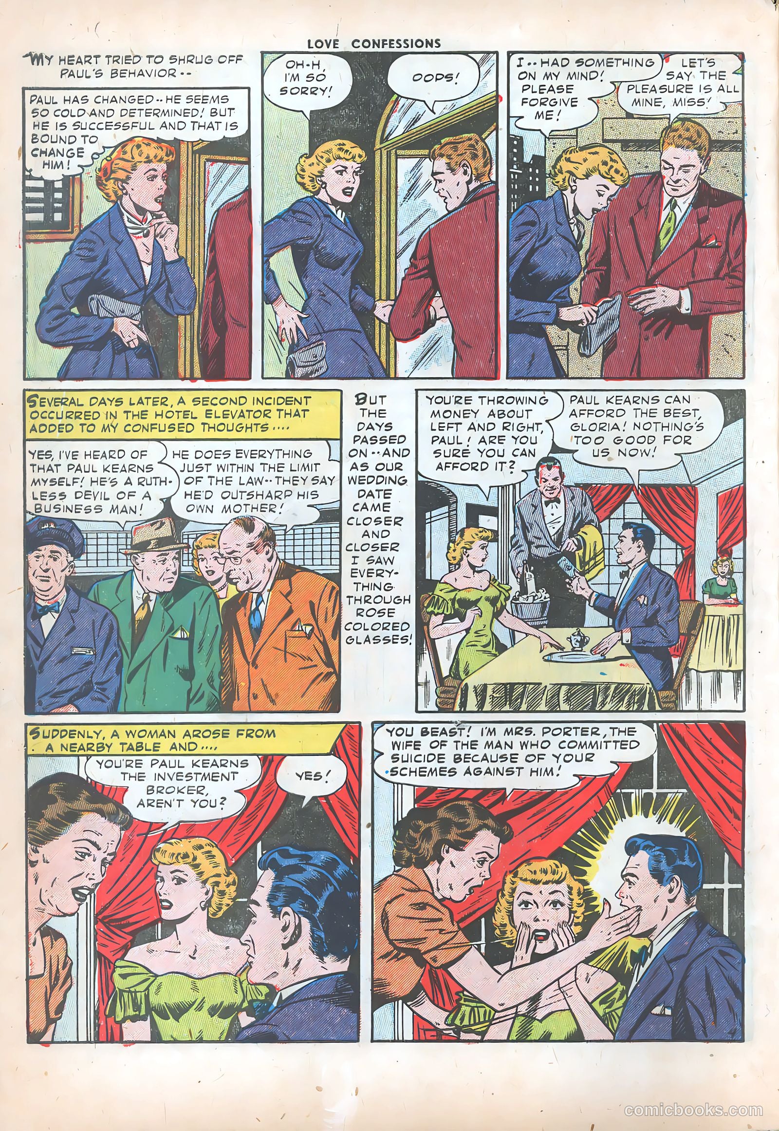 Love Confessions #34 (1953) — page 6 of 36