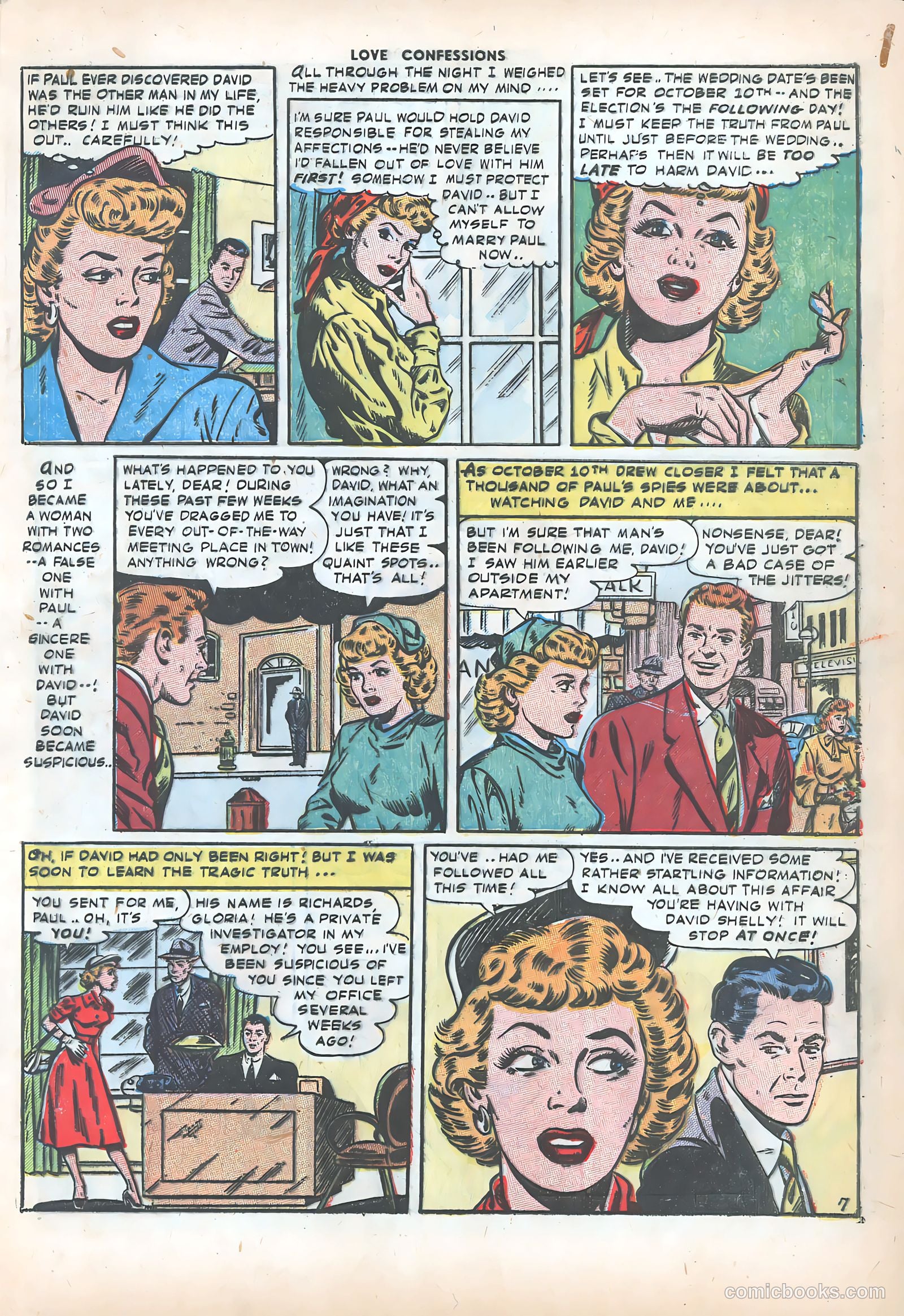 Love Confessions #34 (1953) — page 9 of 36