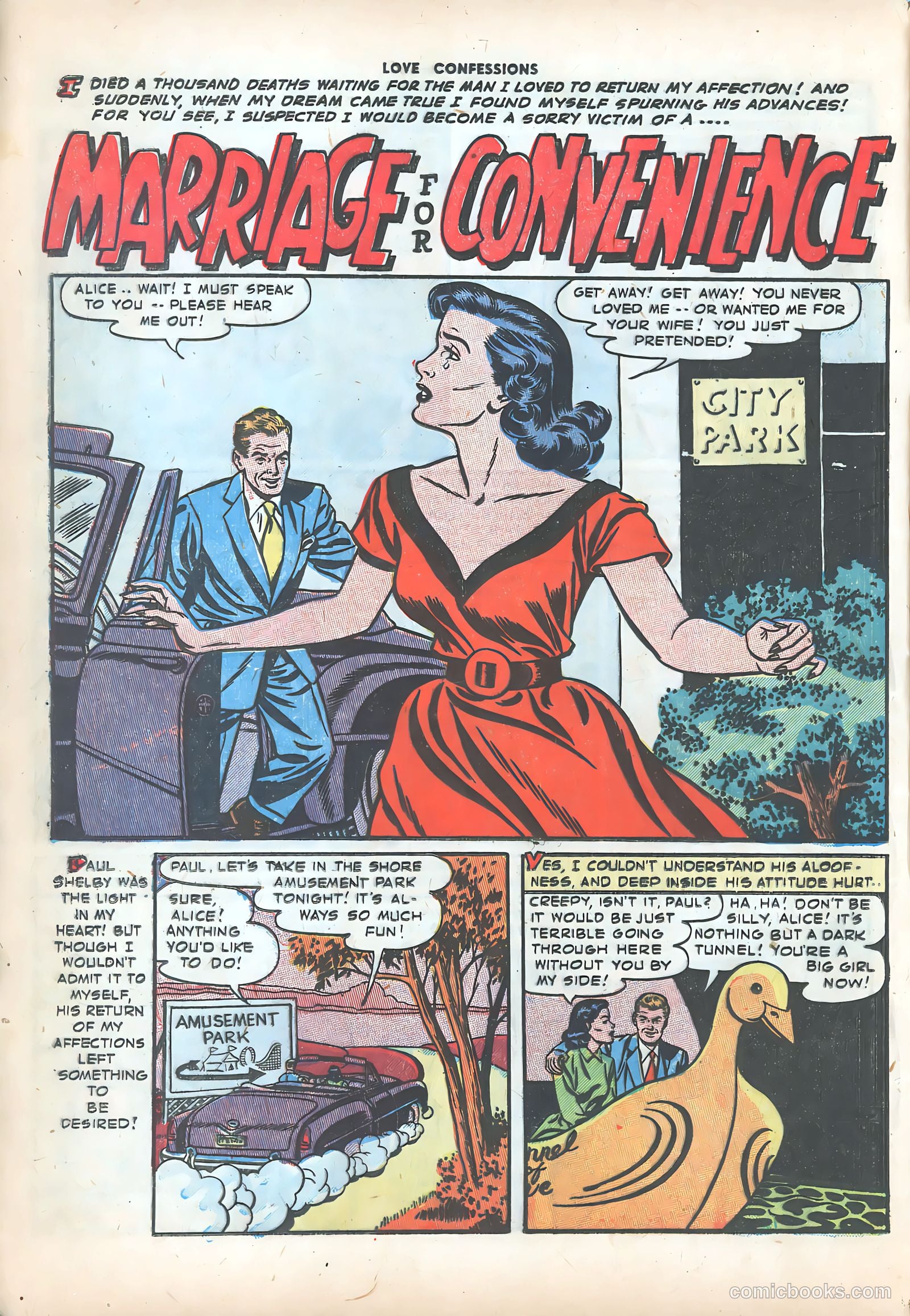 Love Confessions #34 (1953) — page 12 of 36