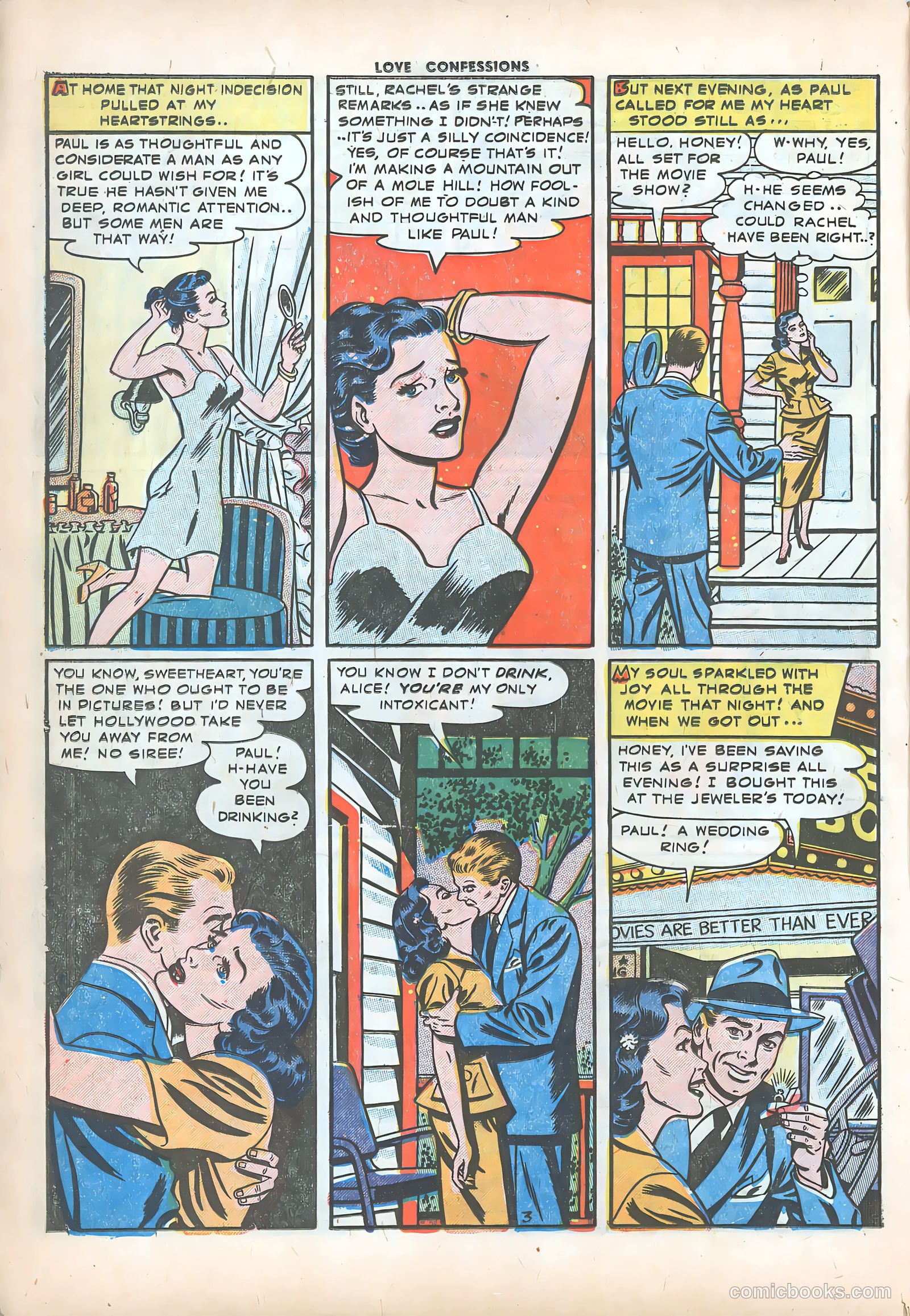 Love Confessions #34 (1953) — page 14 of 36