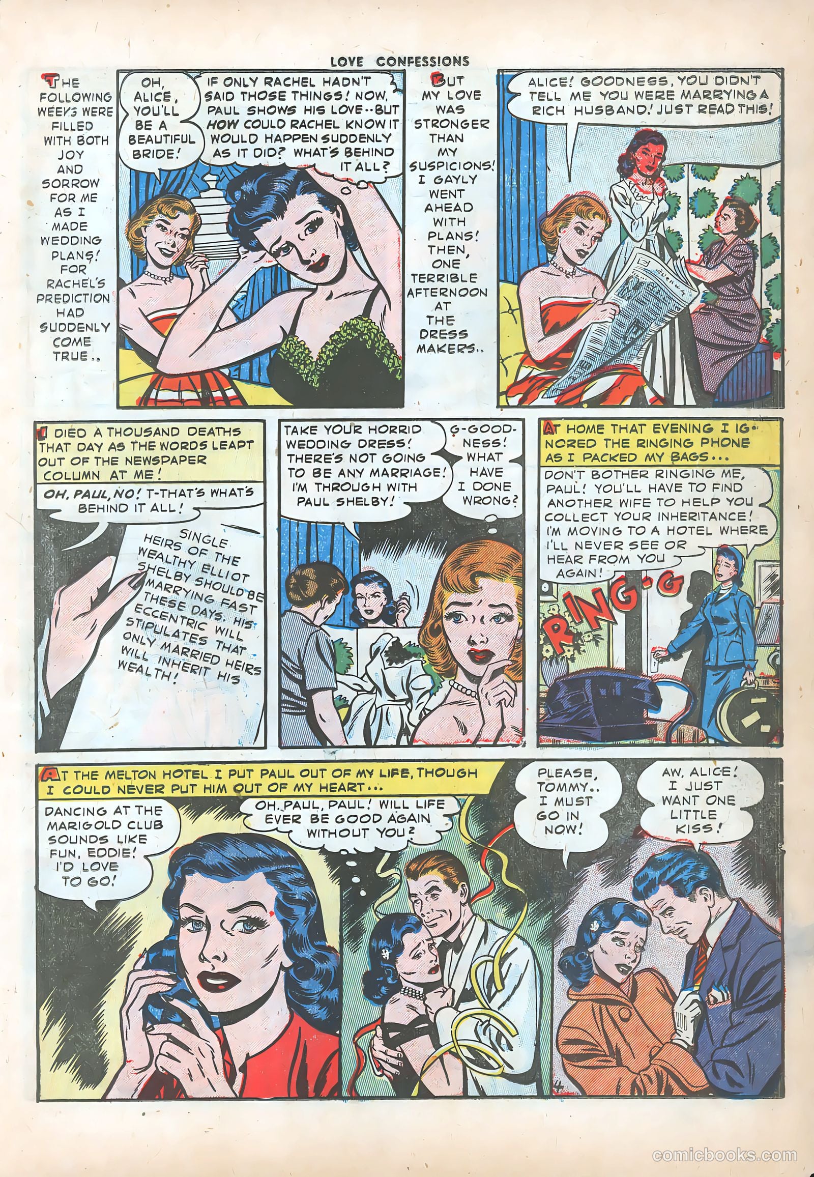 Love Confessions #34 (1953) — page 15 of 36