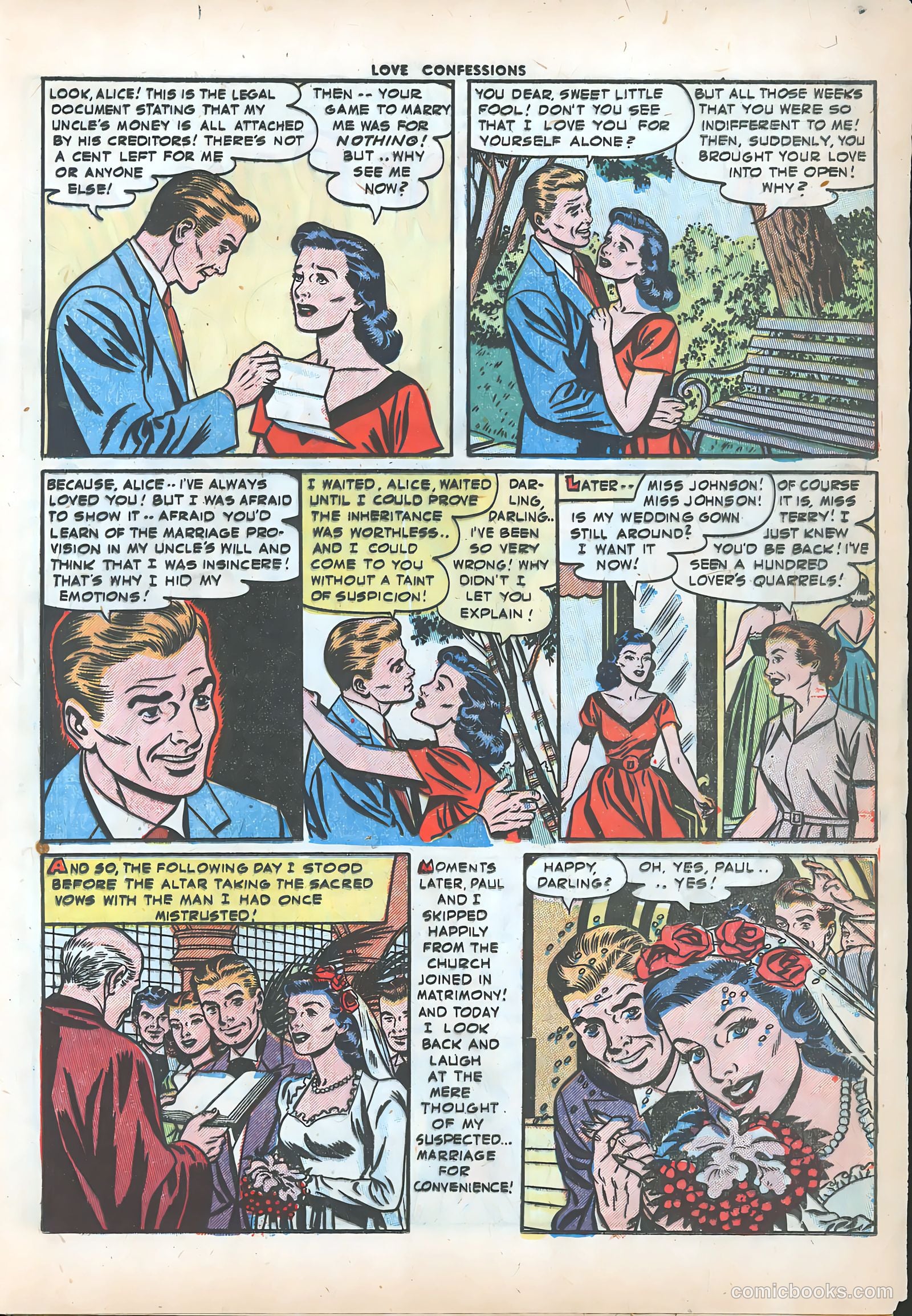 Love Confessions #34 (1953) — page 17 of 36