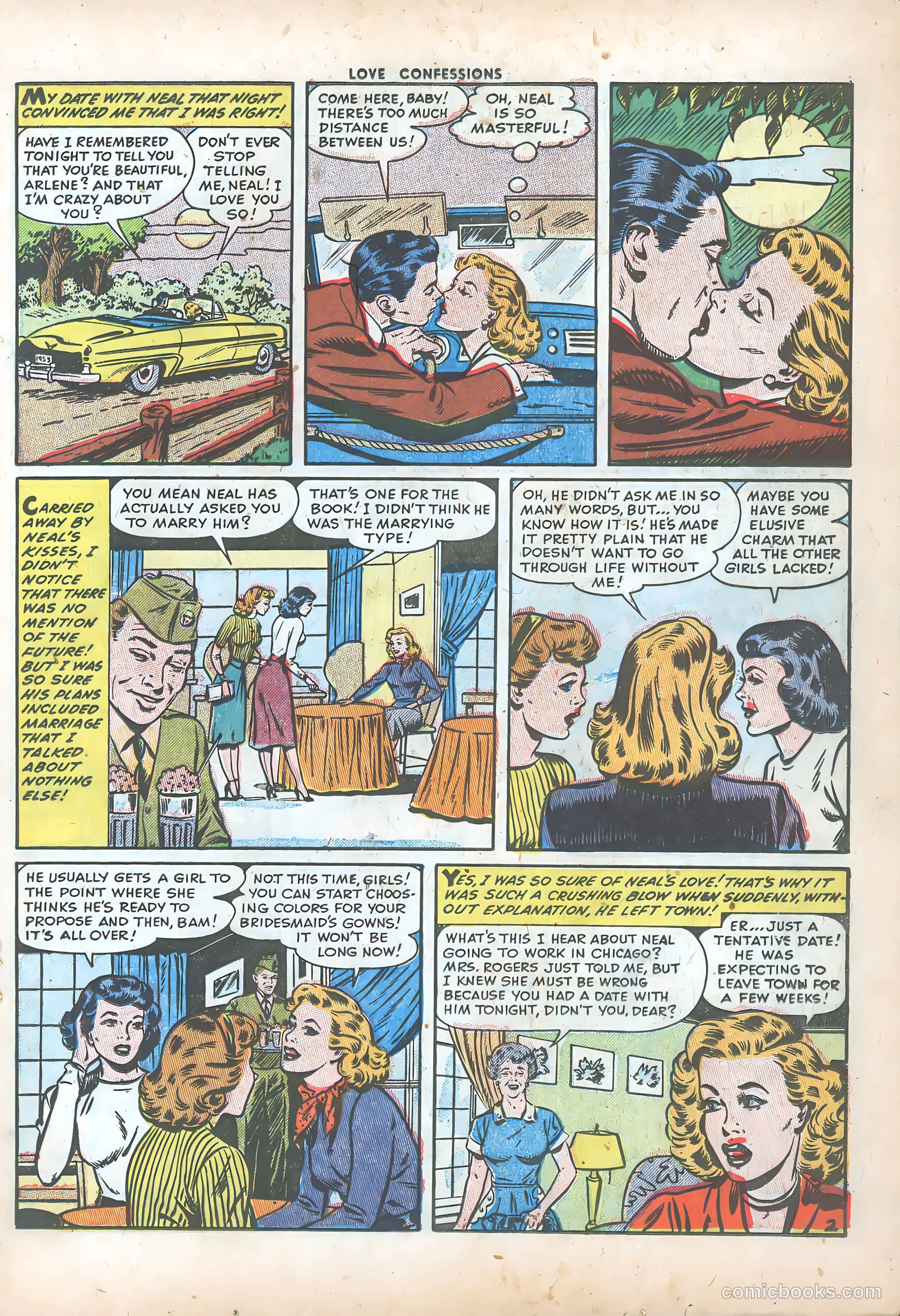 Love Confessions #34 (1953) — page 19 of 36