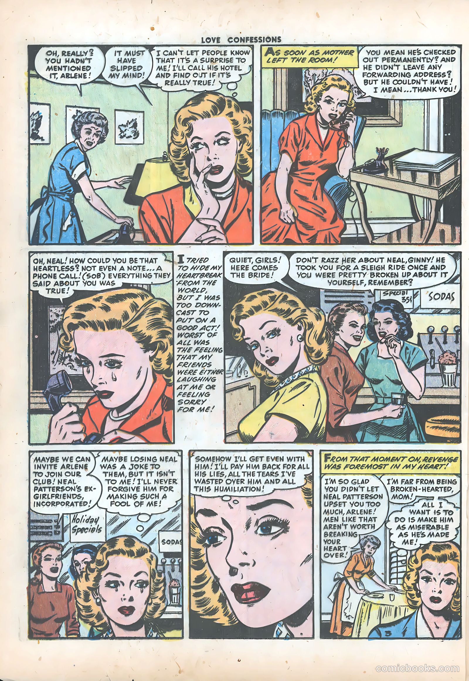 Love Confessions #34 (1953) — page 20 of 36