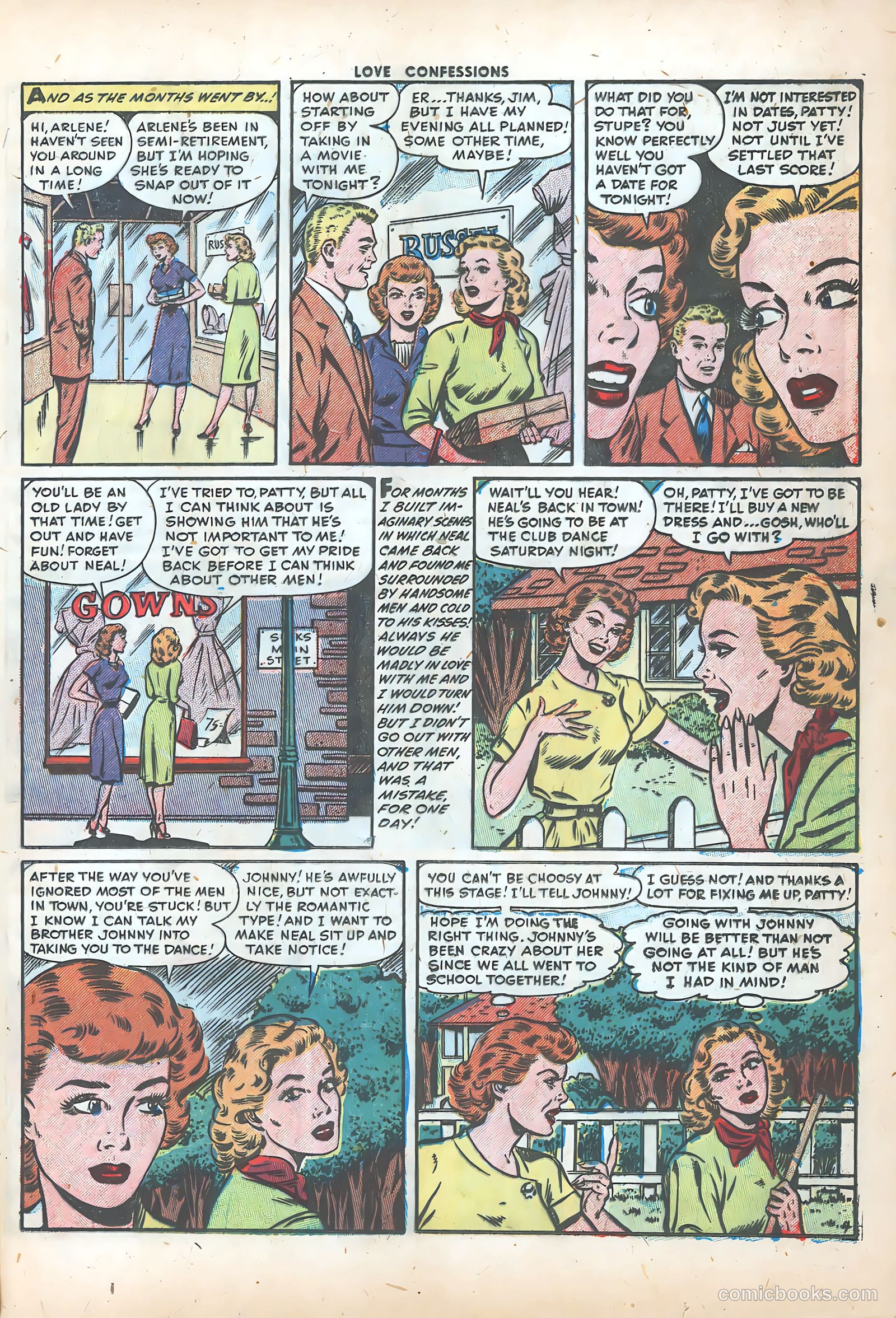 Love Confessions #34 (1953) — page 21 of 36