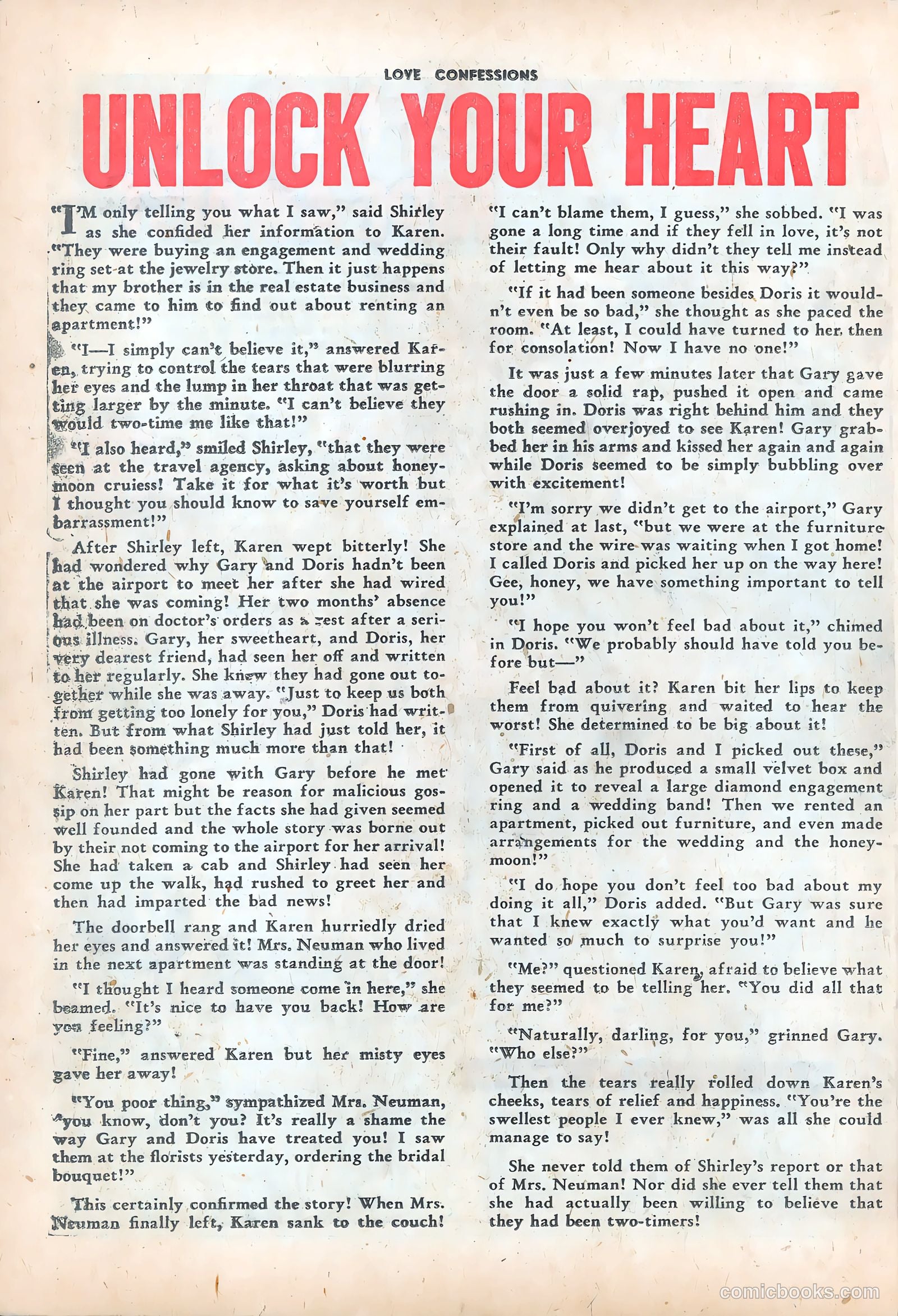 Love Confessions #34 (1953) — page 26 of 36