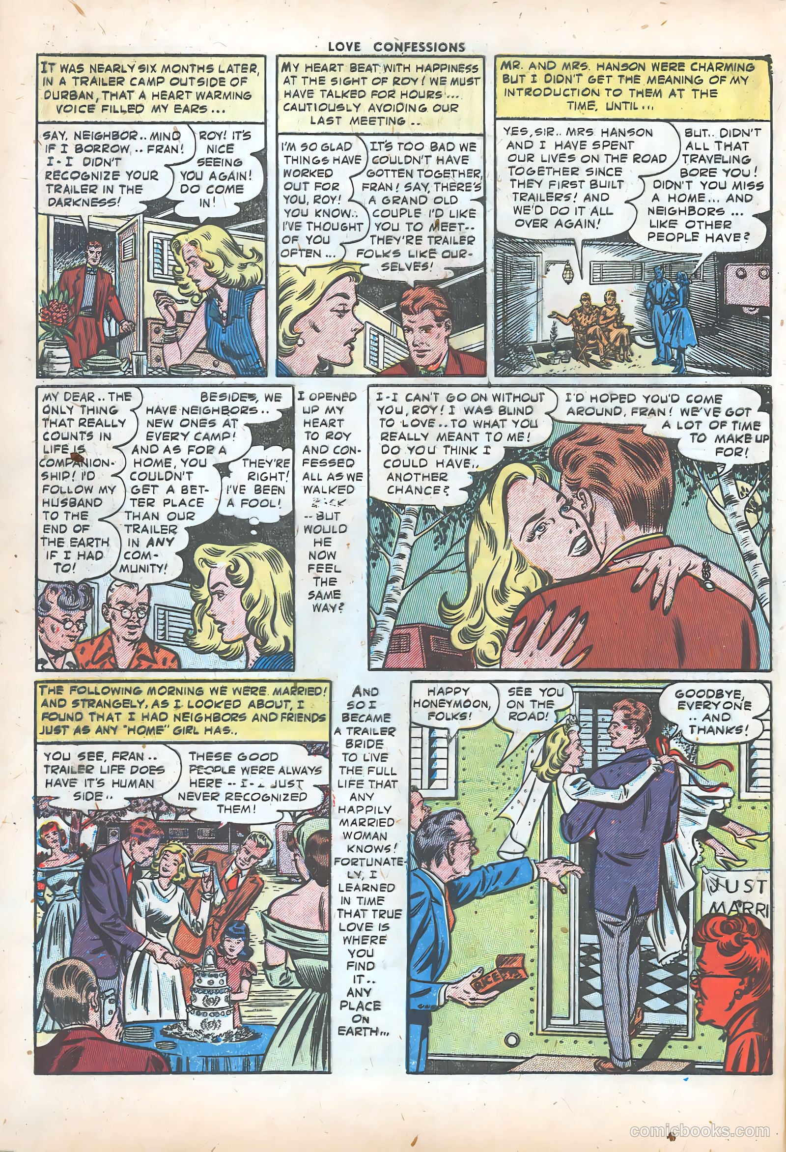 Love Confessions #34 (1953) — page 32 of 36