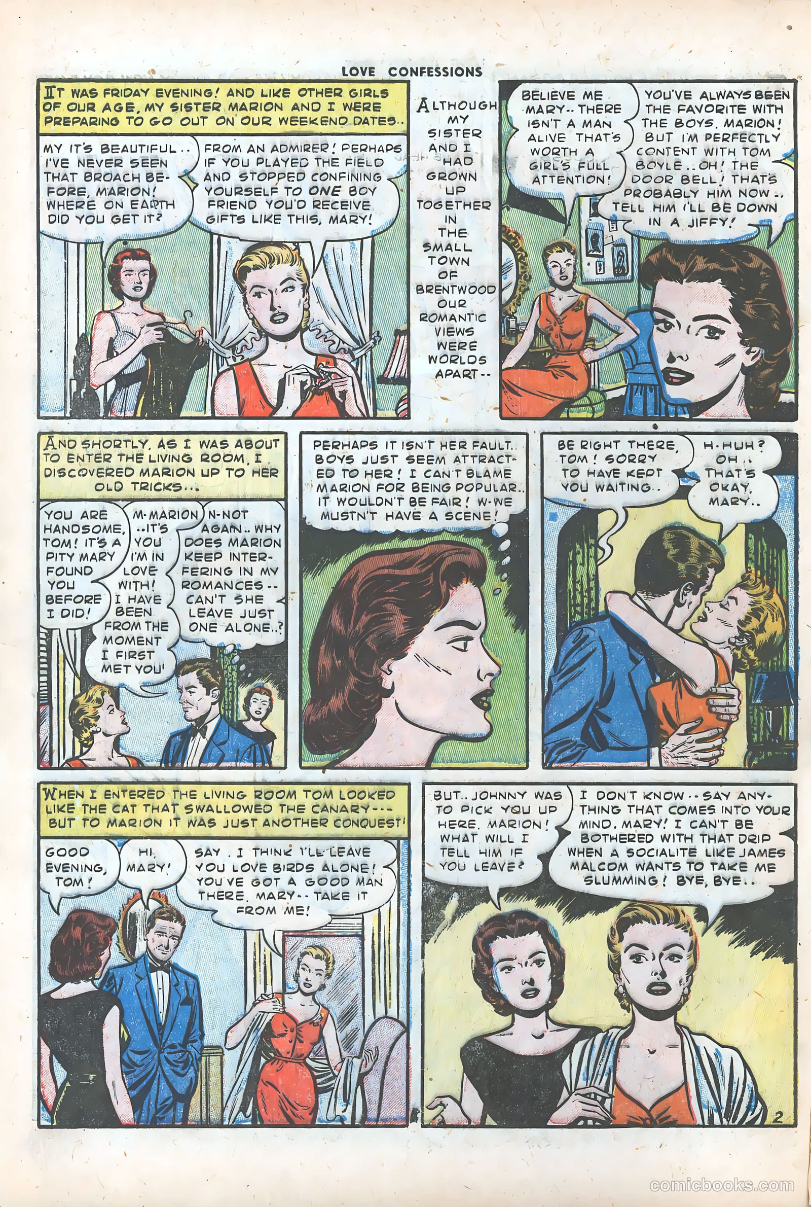 Love Confessions #35 (1954) — page 4 of 36