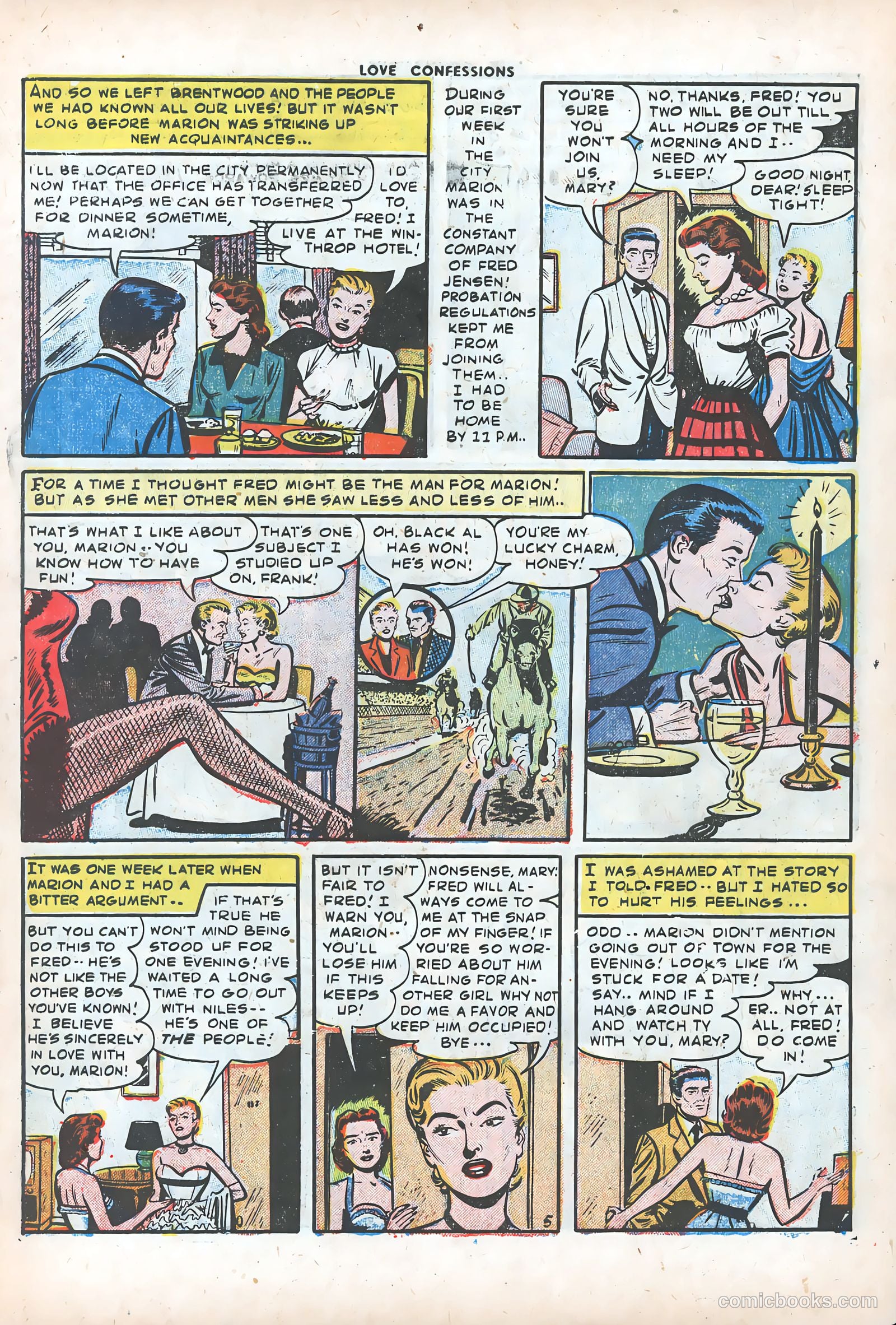 Love Confessions #35 (1954) — page 7 of 36