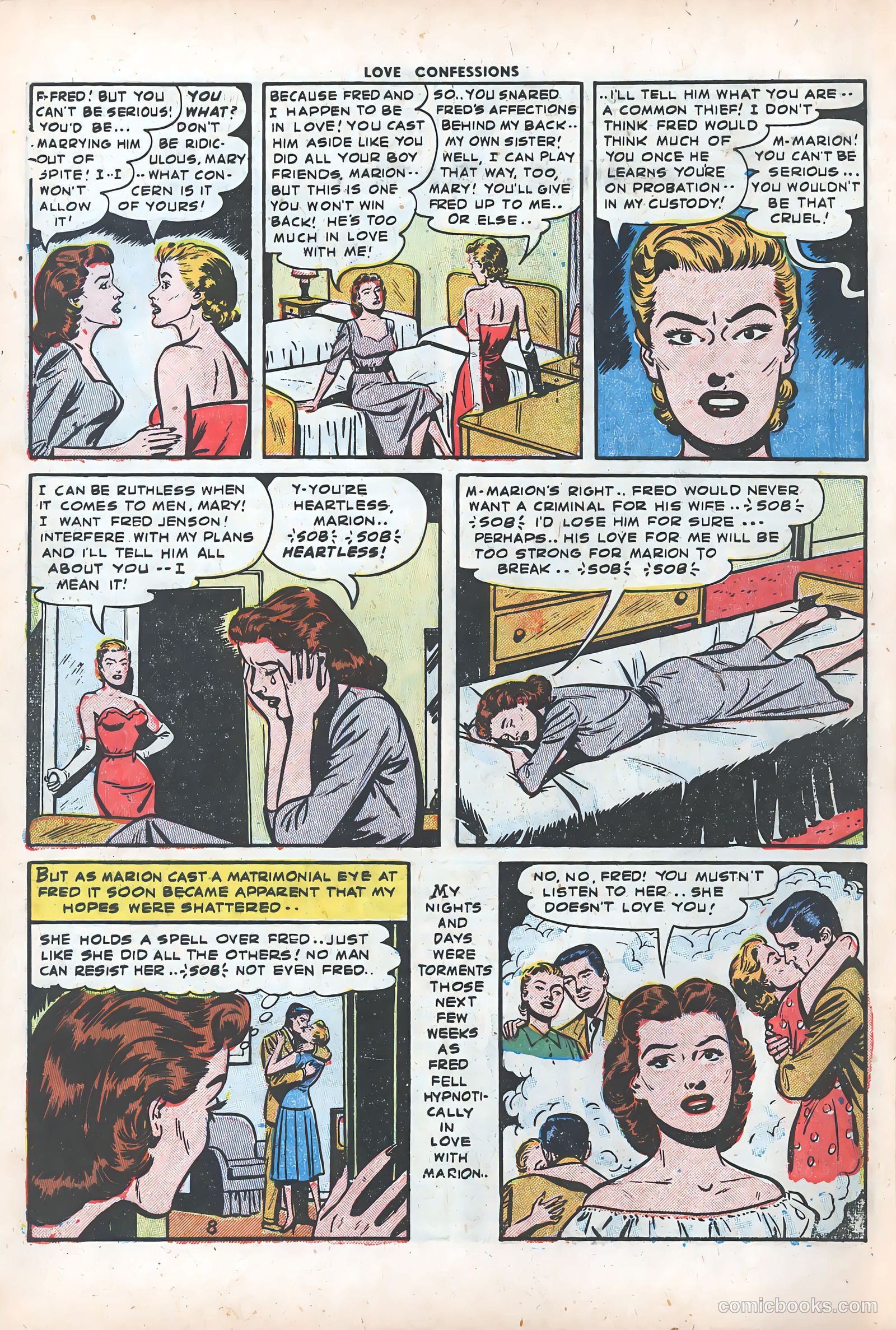 Love Confessions #35 (1954) — page 10 of 36