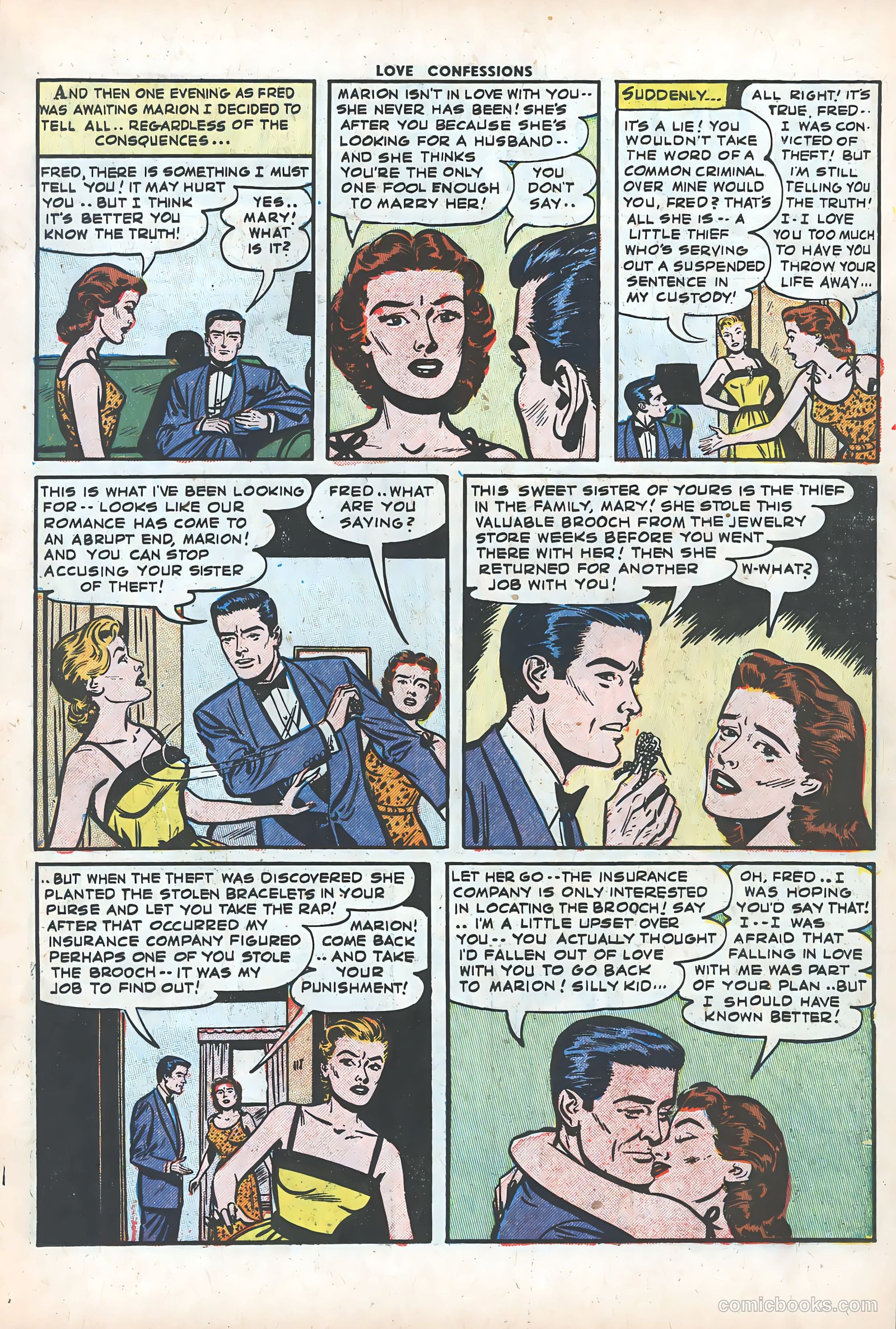 Love Confessions #35 (1954) — page 11 of 36