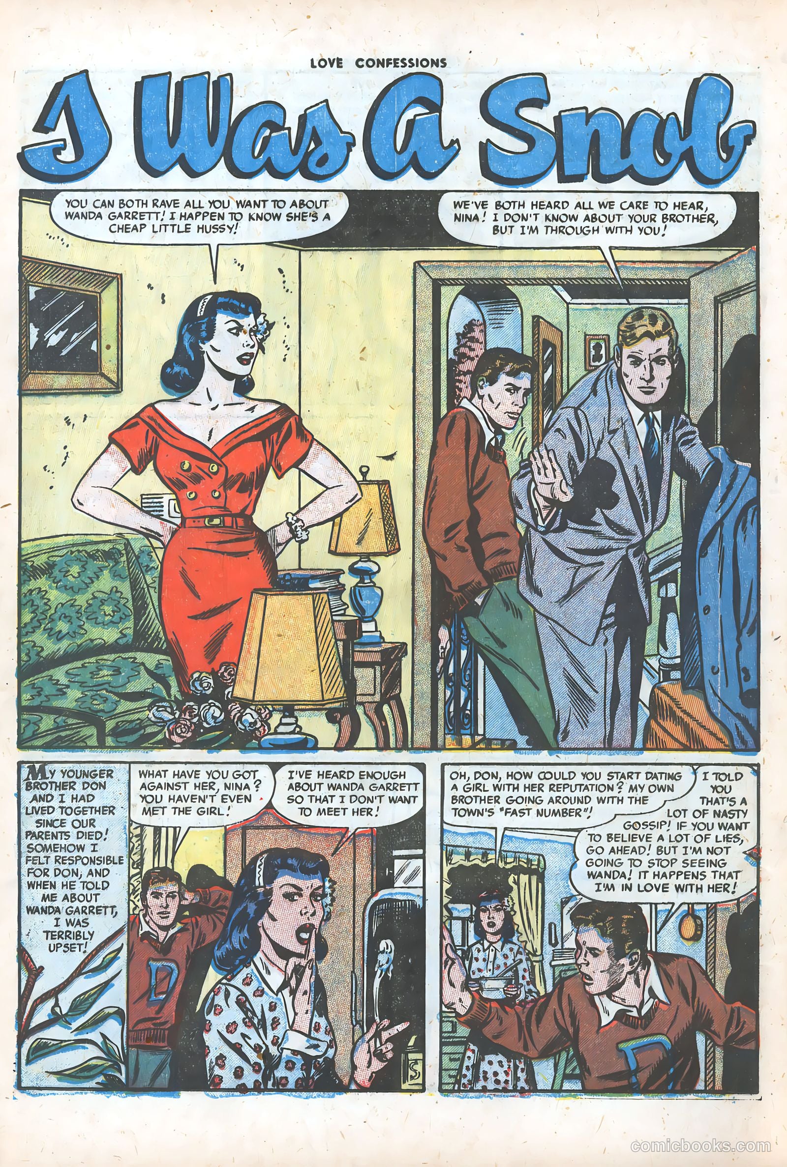 Love Confessions #35 (1954) — page 12 of 36