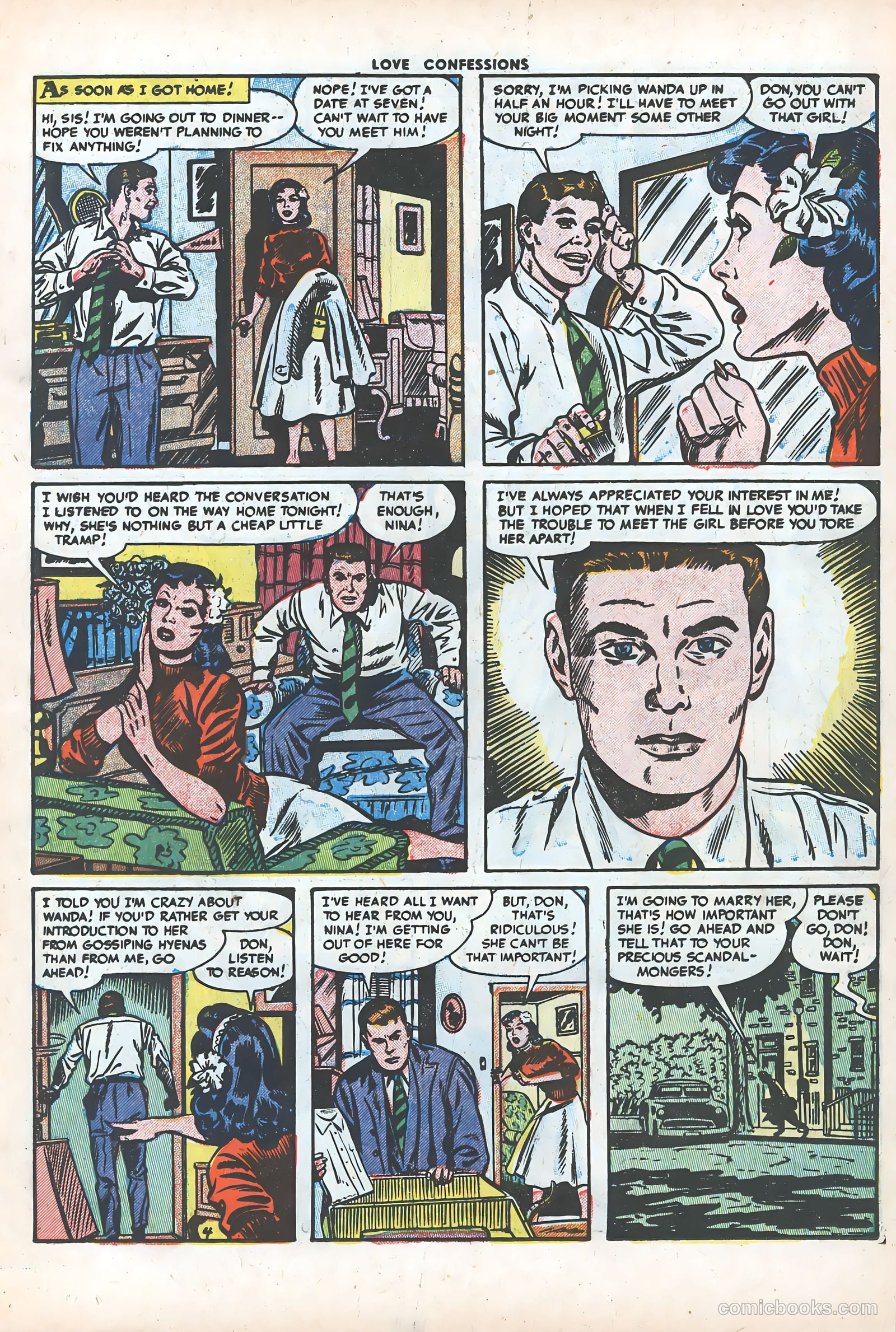 Love Confessions #35 (1954) — page 15 of 36
