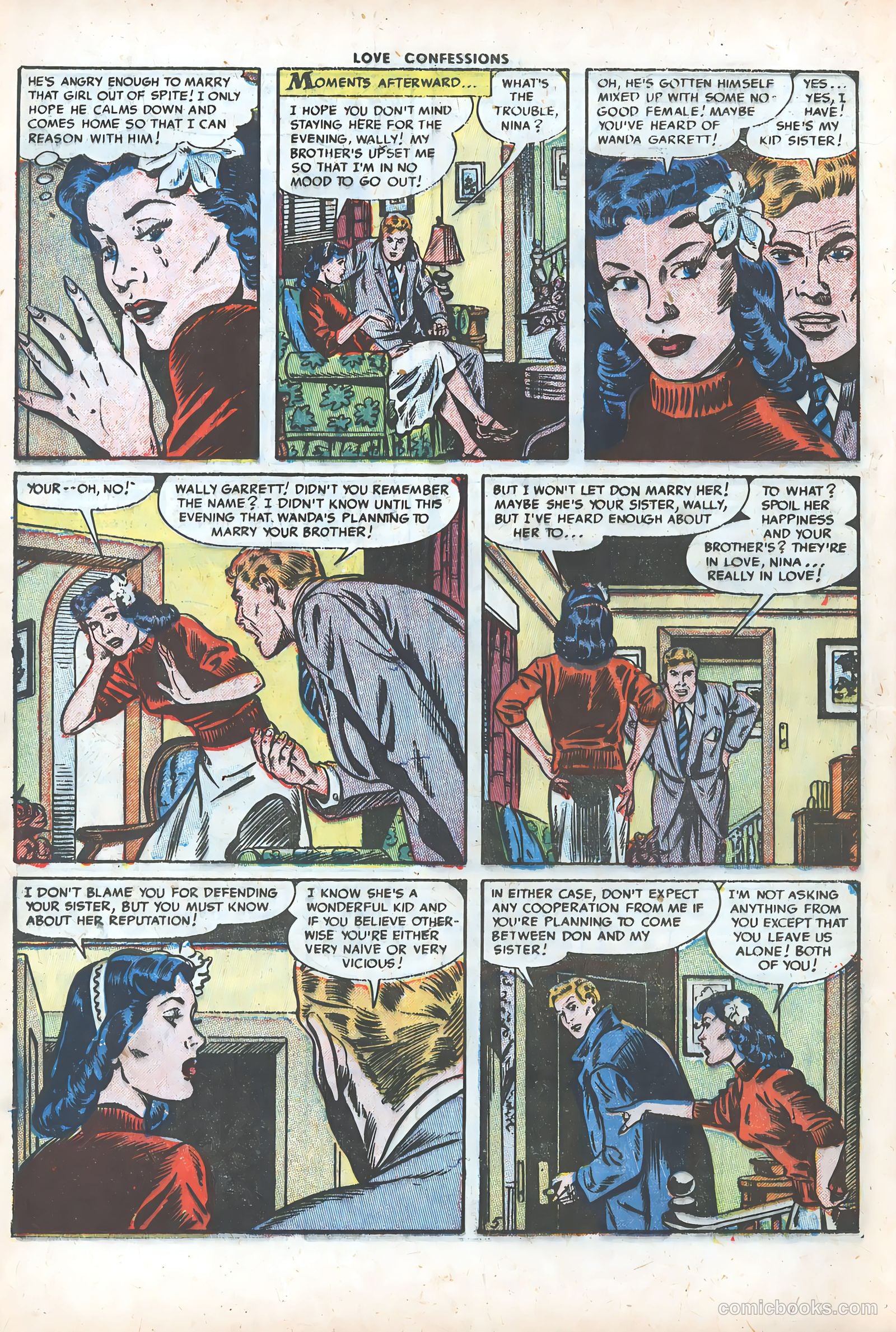 Love Confessions #35 (1954) — page 16 of 36