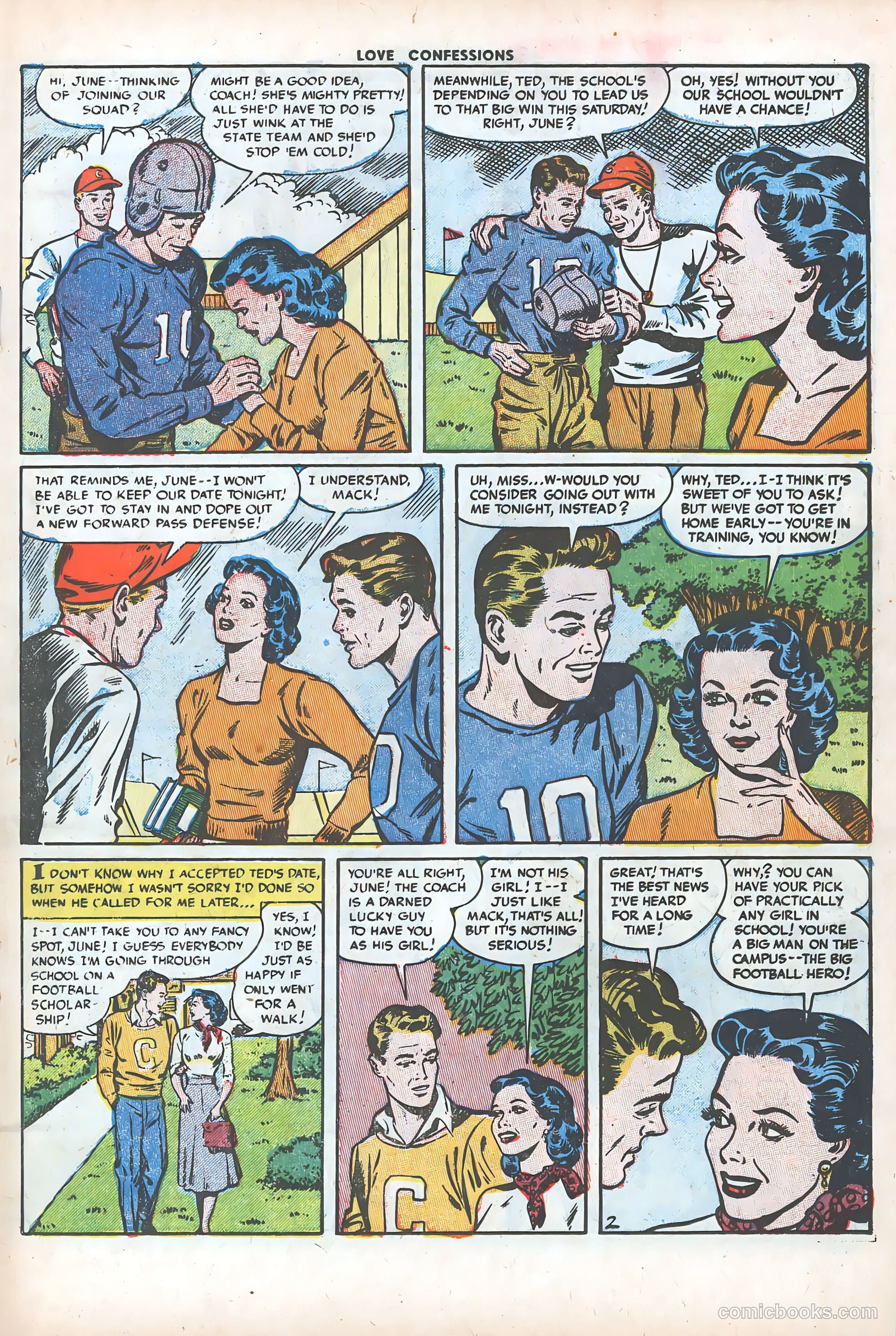Love Confessions #35 (1954) — page 19 of 36