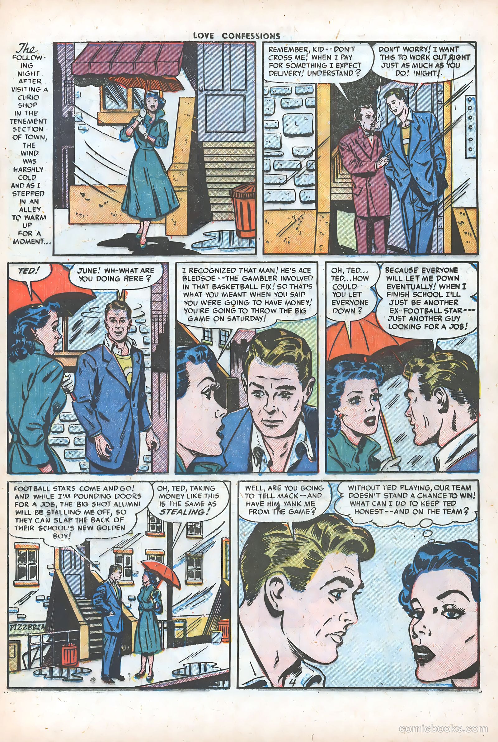Love Confessions #35 (1954) — page 21 of 36