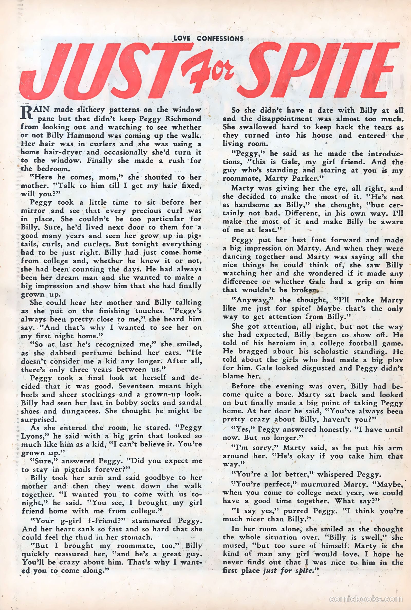Love Confessions #35 (1954) — page 26 of 36
