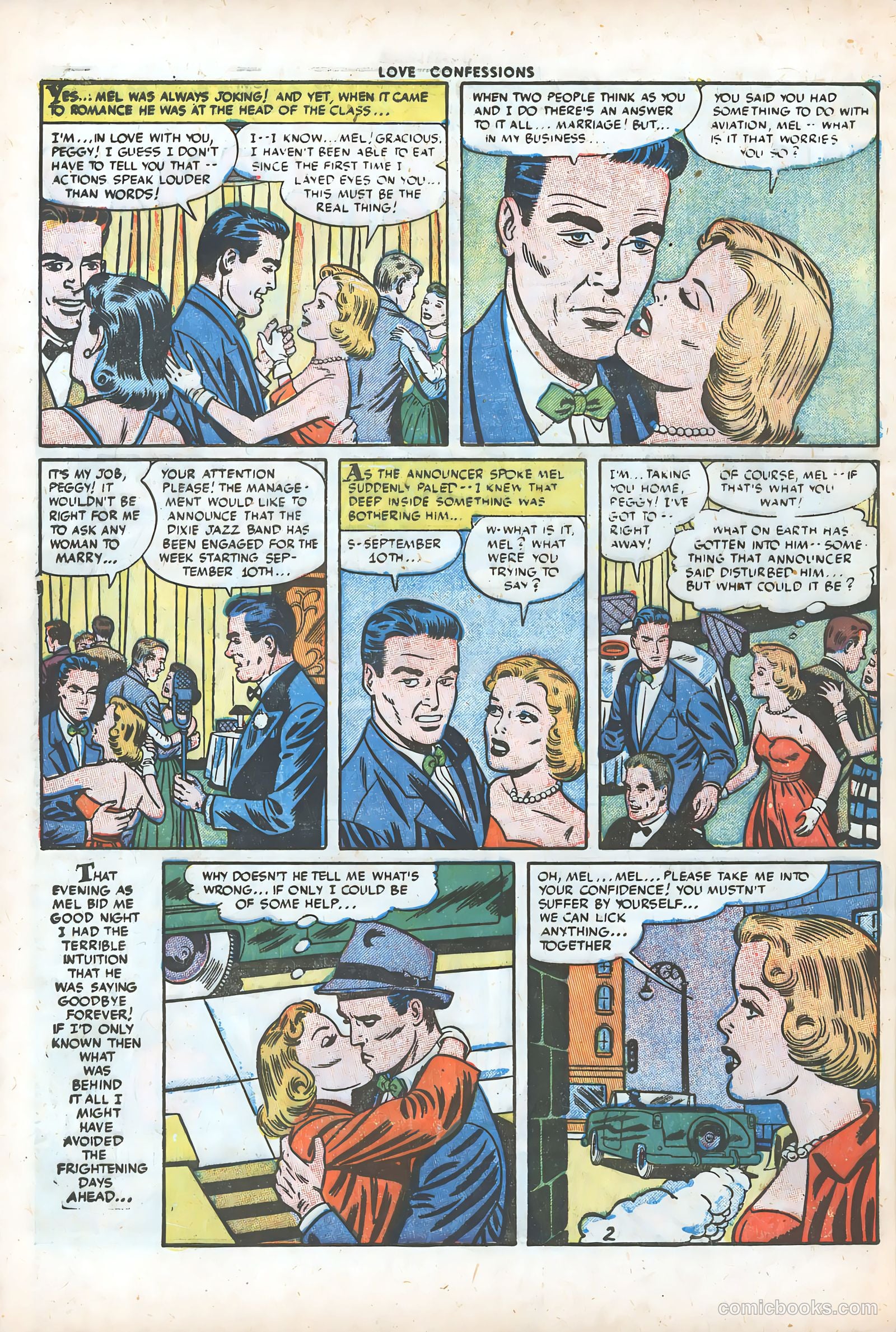 Love Confessions #35 (1954) — page 28 of 36
