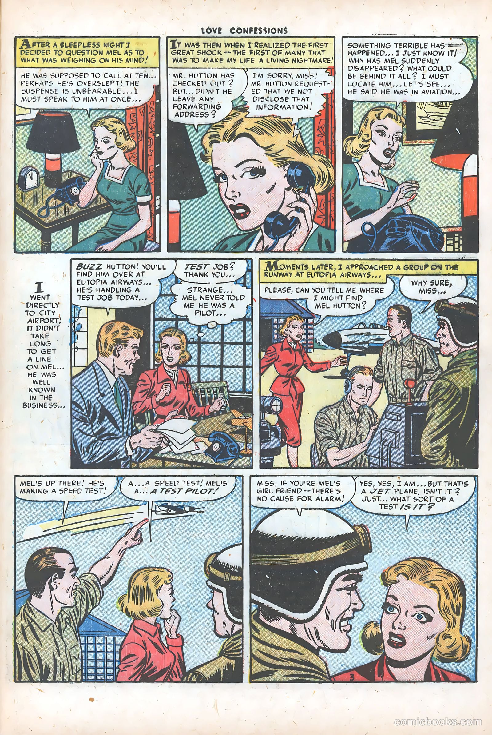 Love Confessions #35 (1954) — page 29 of 36