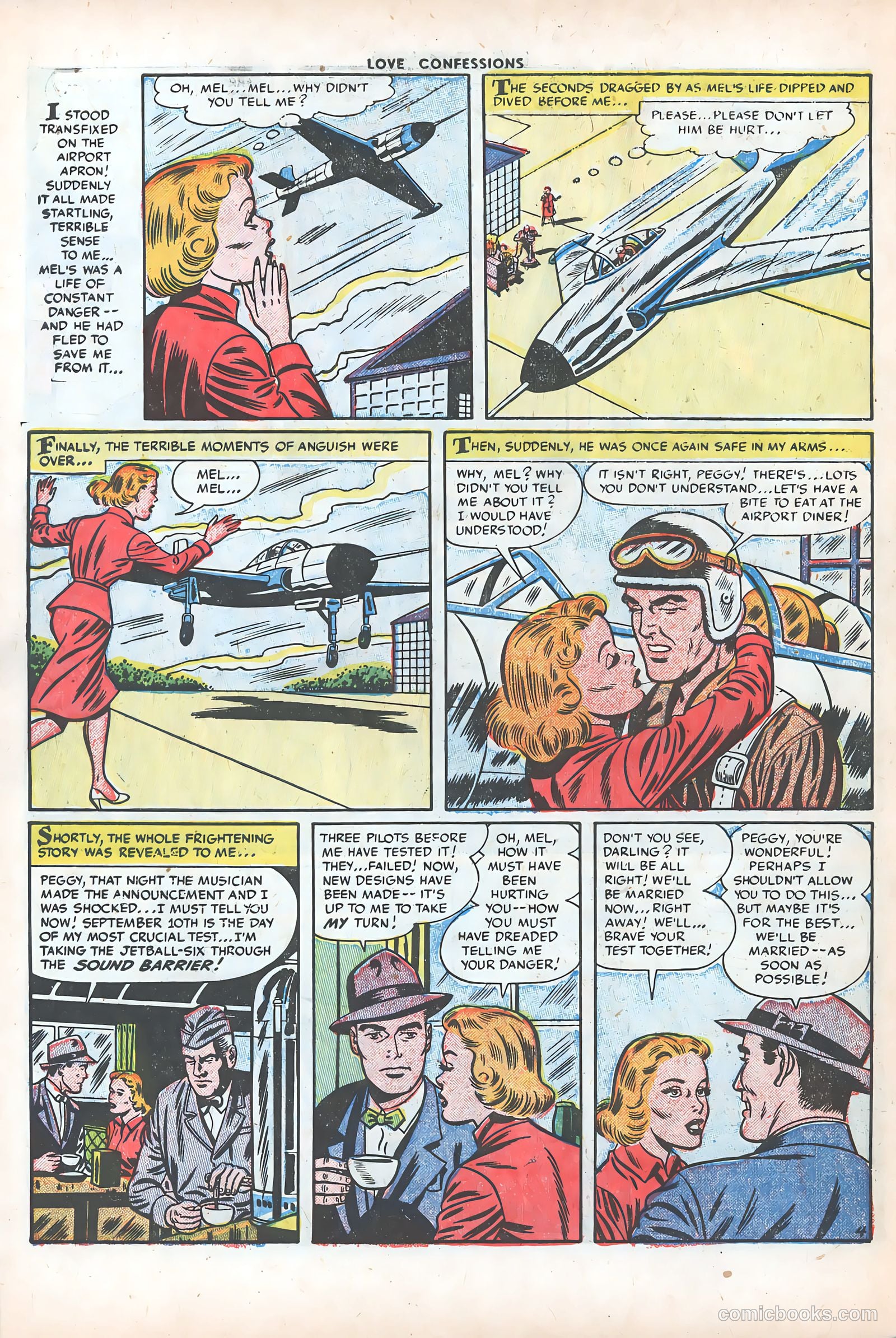 Love Confessions #35 (1954) — page 30 of 36
