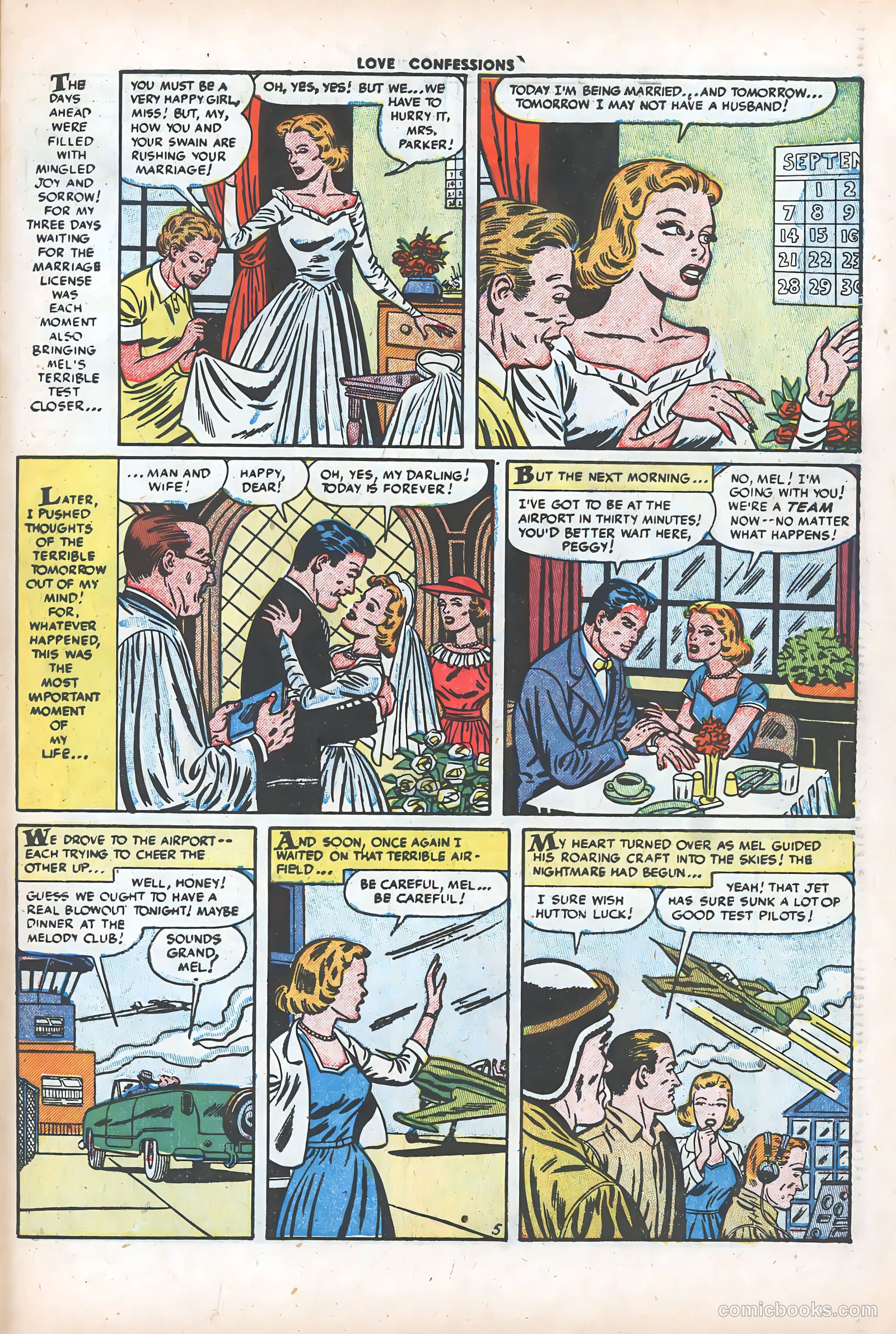 Love Confessions #35 (1954) — page 31 of 36