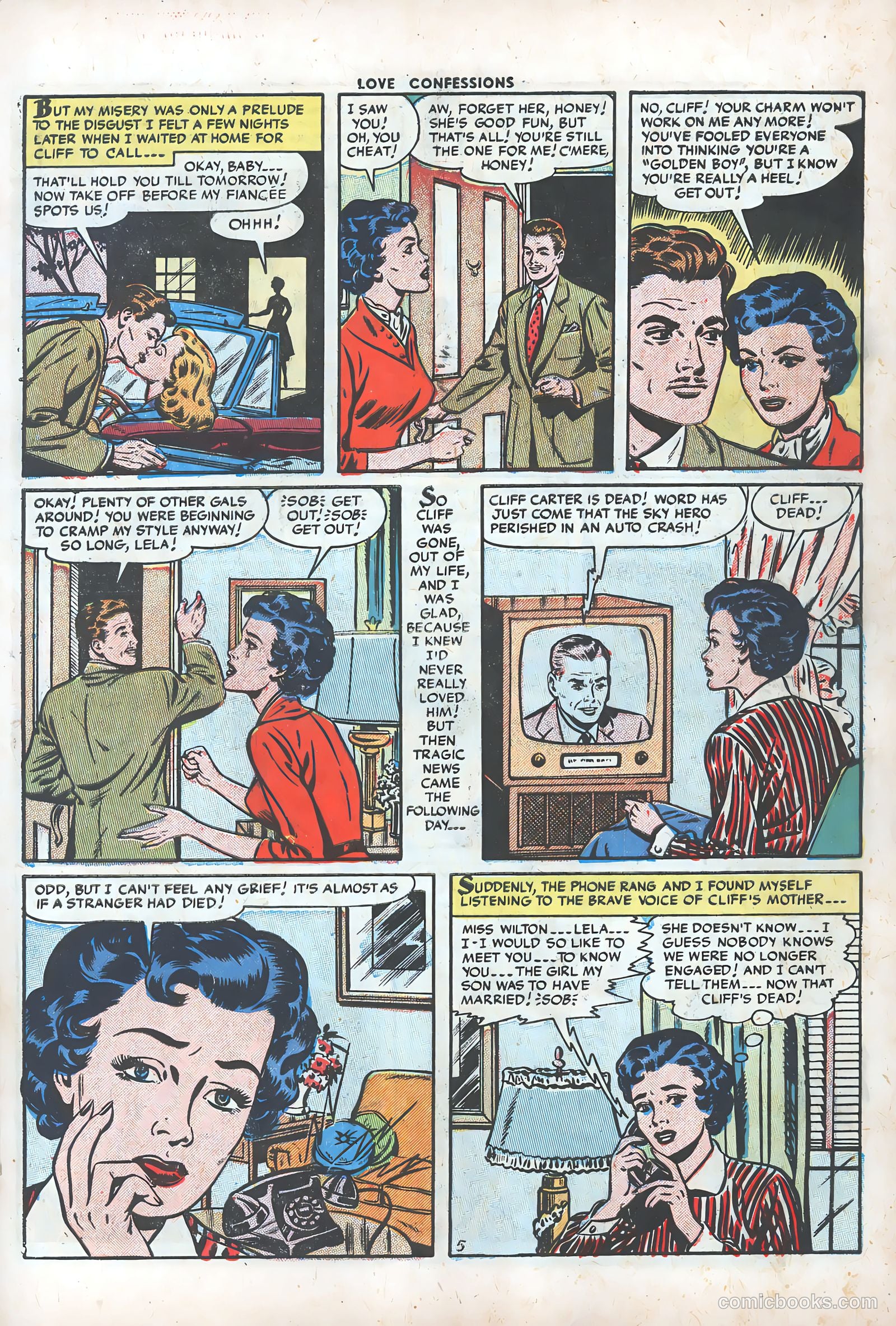 Love Confessions #36 (1954) — page 7 of 36