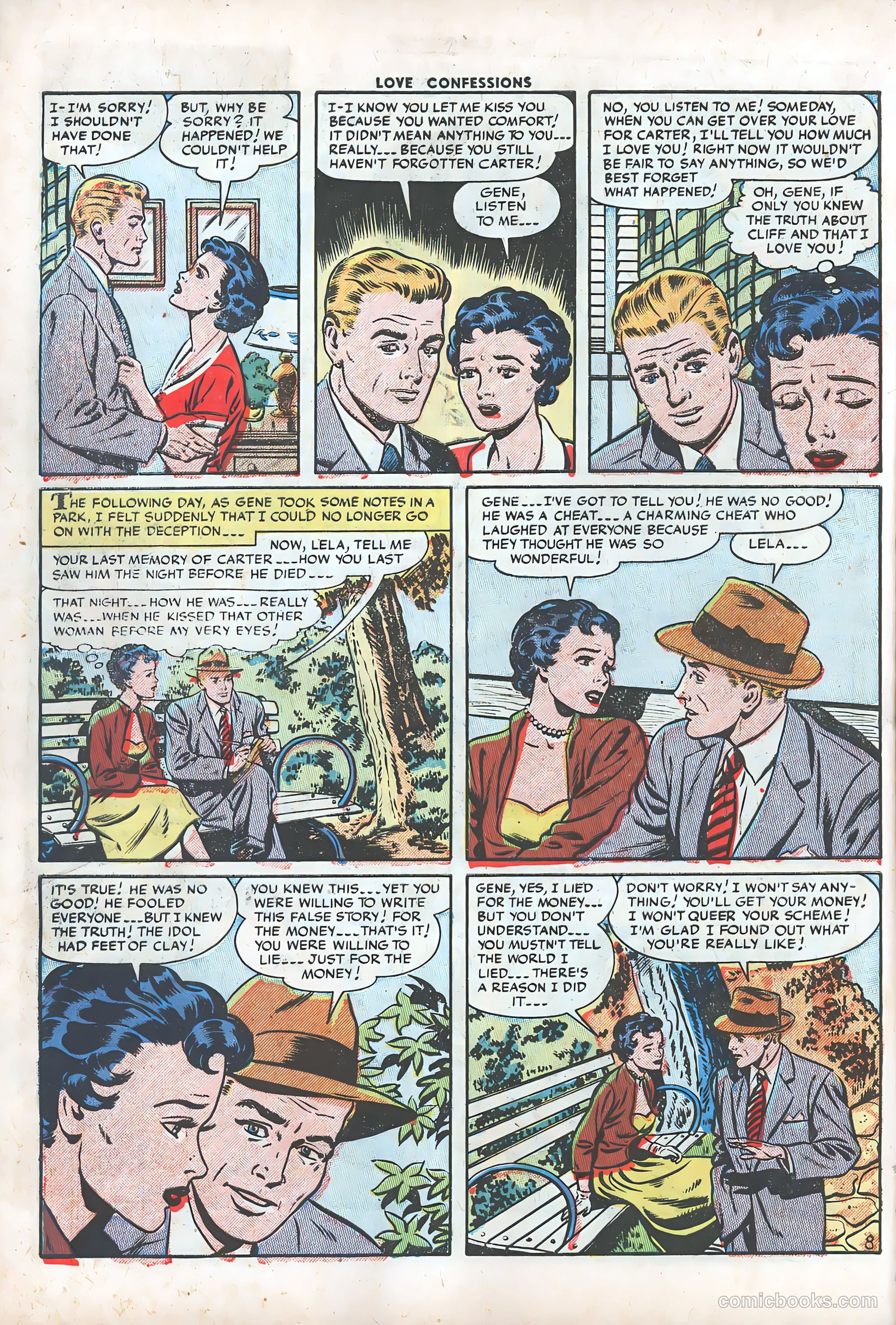 Love Confessions #36 (1954) — page 10 of 36