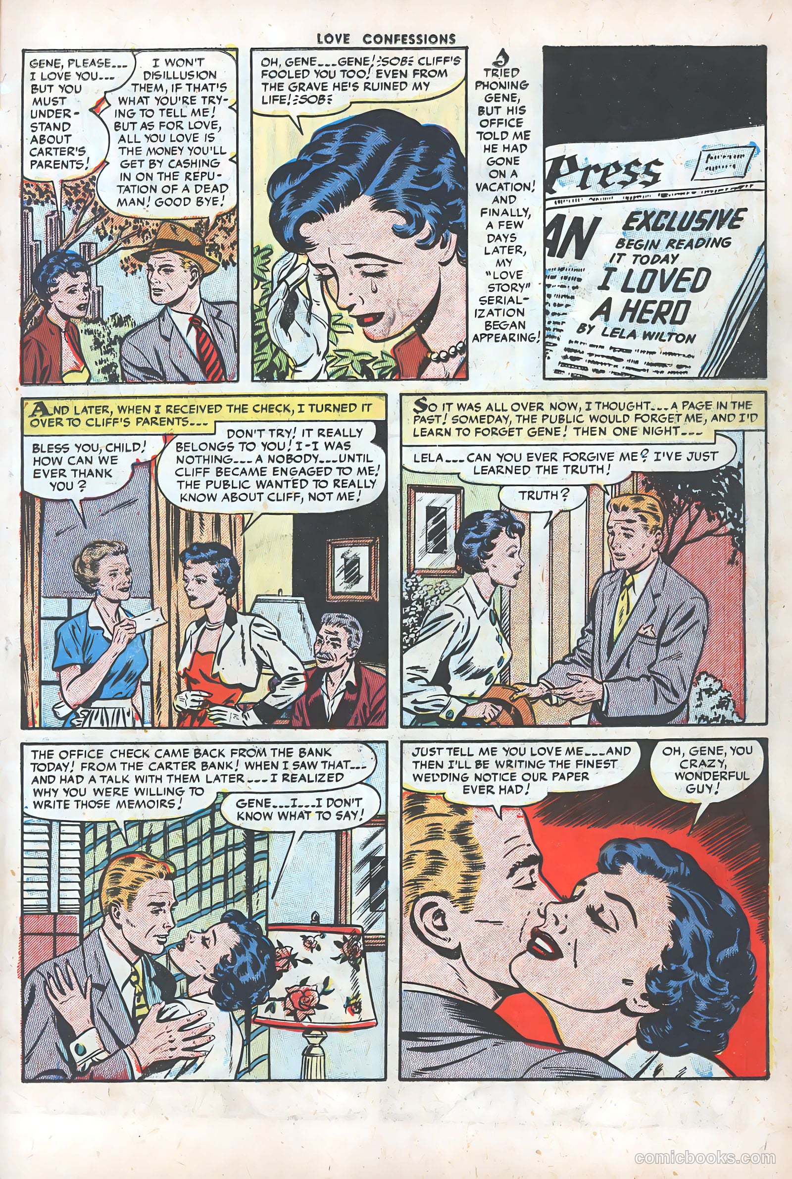 Love Confessions #36 (1954) — page 11 of 36