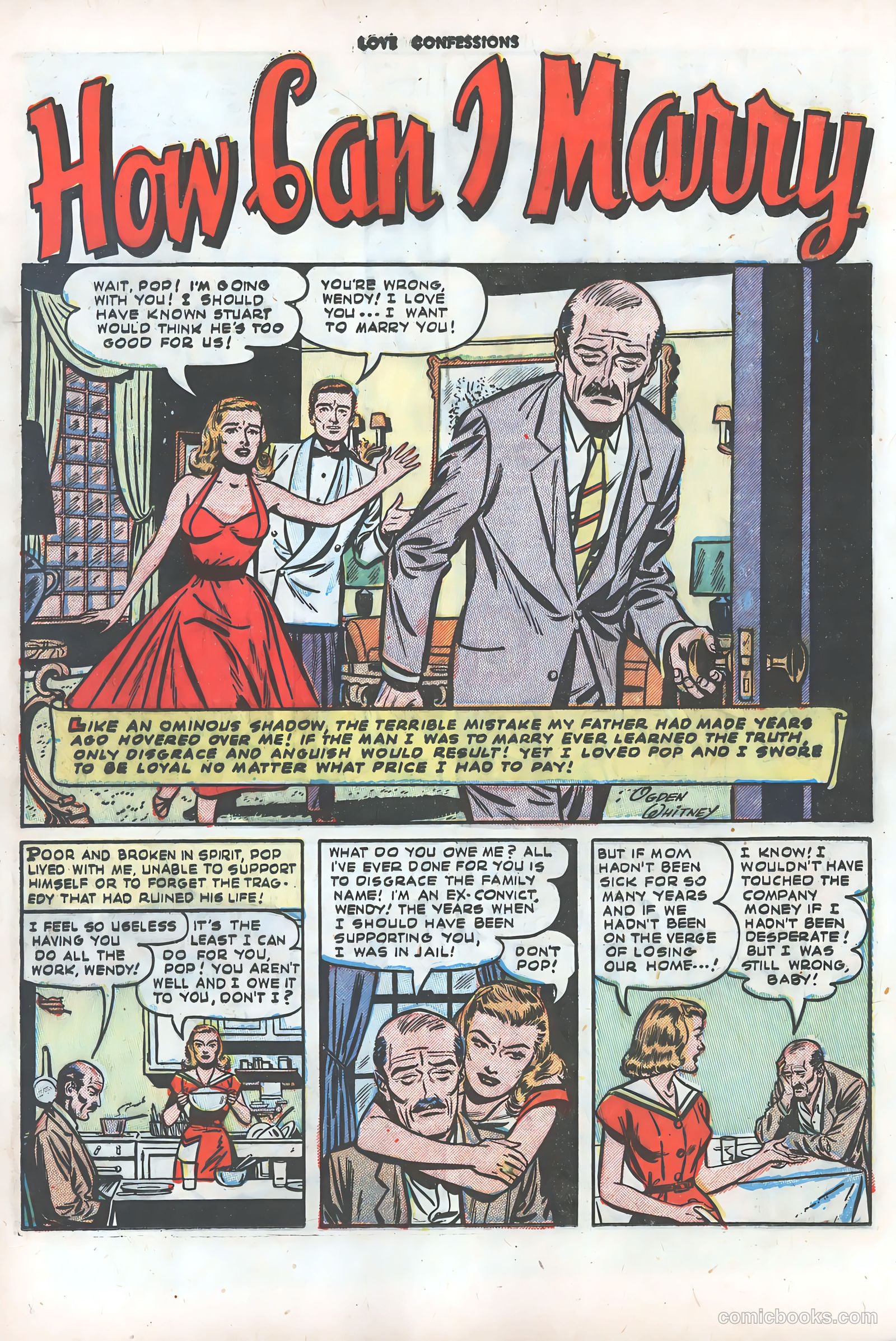 Love Confessions #36 (1954) — page 12 of 36