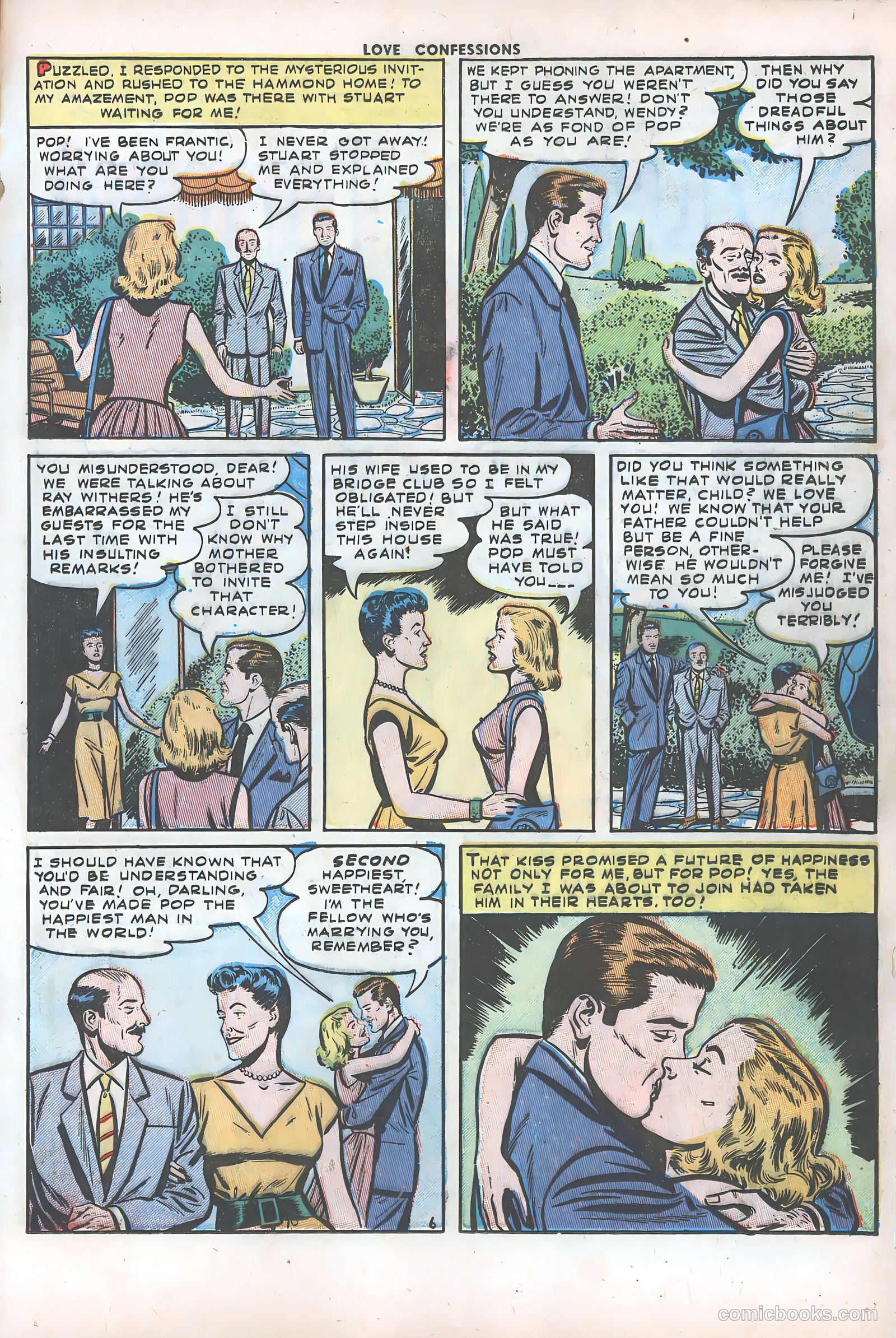 Love Confessions #36 (1954) — page 17 of 36