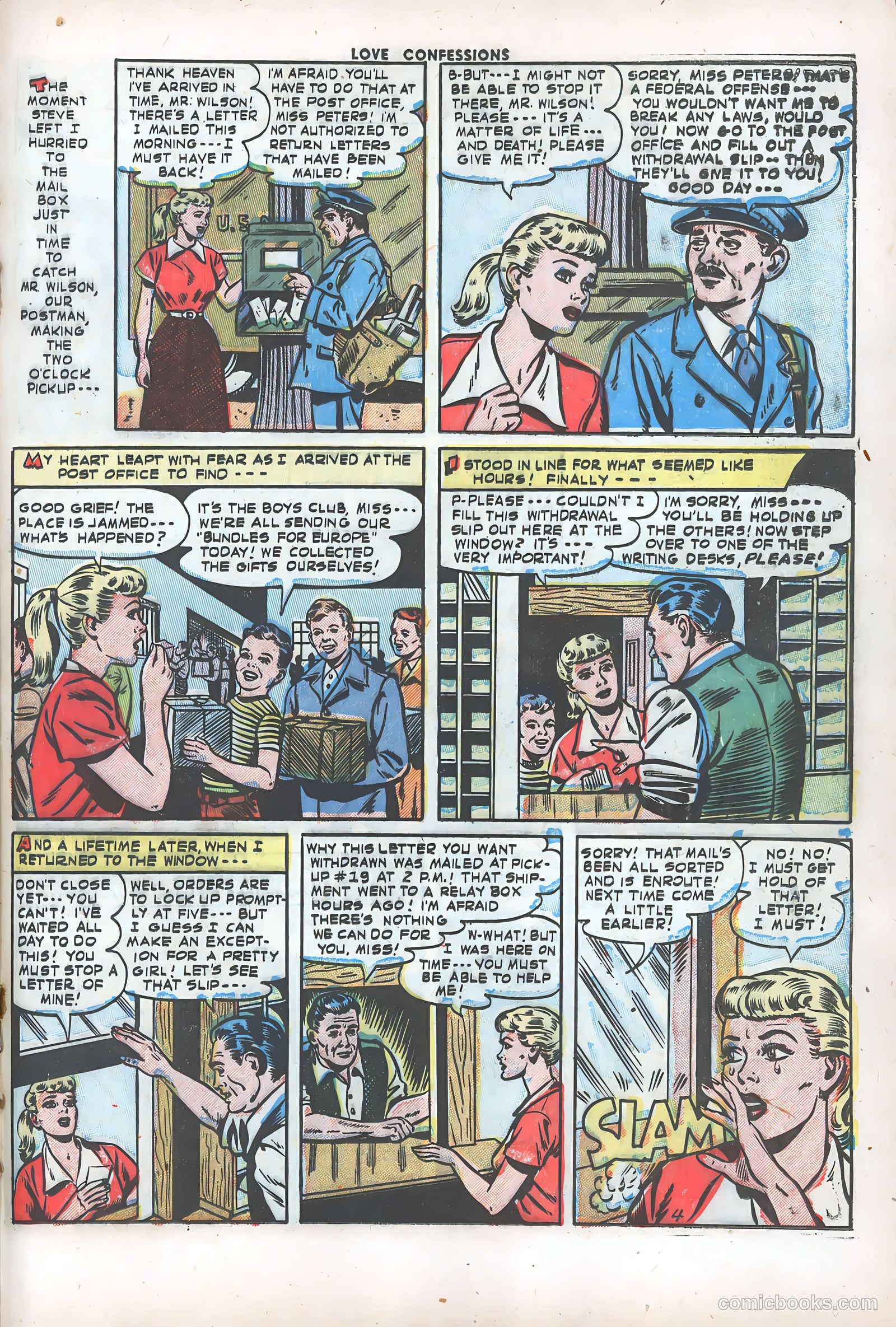 Love Confessions #36 (1954) — page 21 of 36