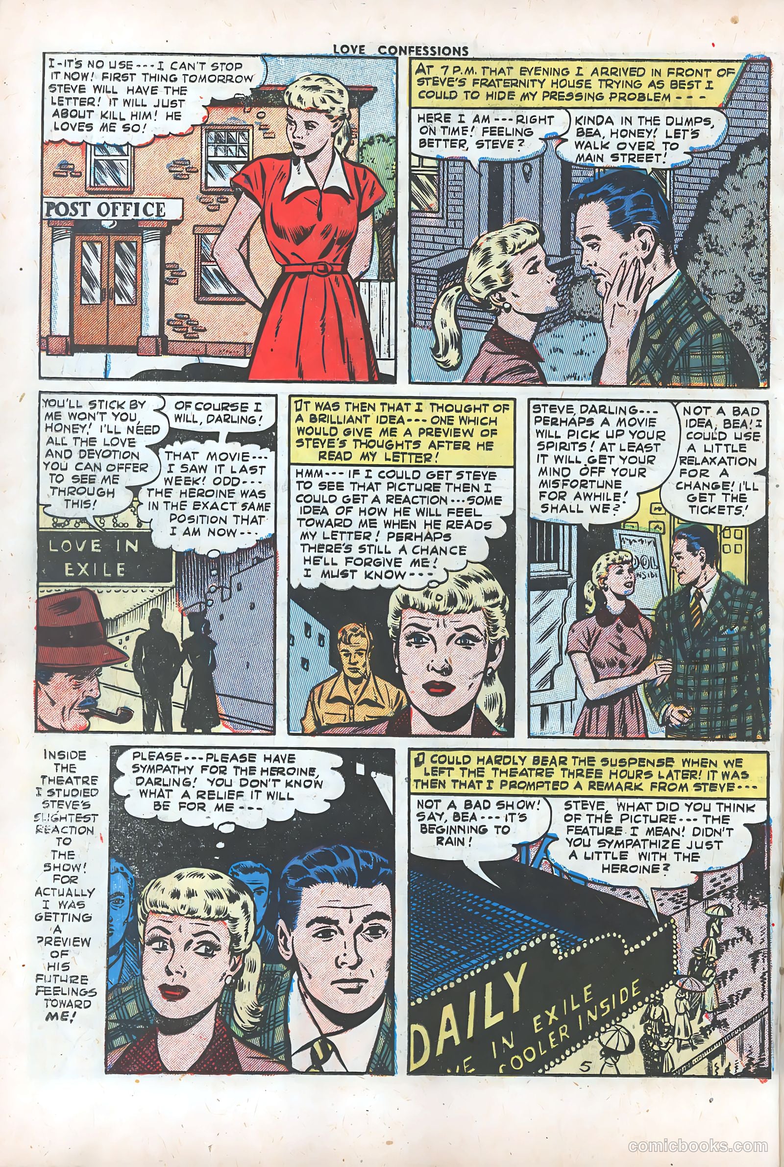 Love Confessions #36 (1954) — page 22 of 36