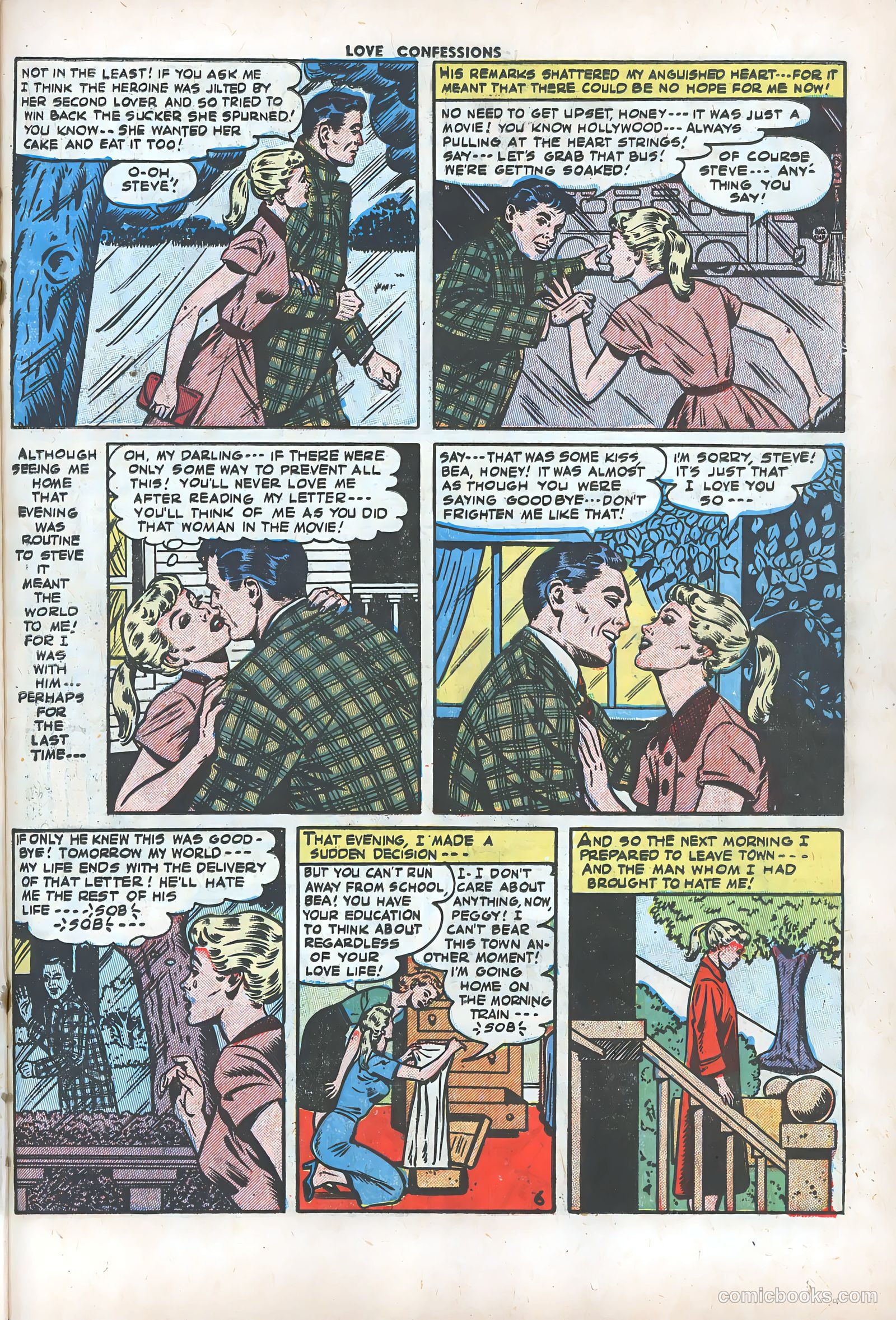 Love Confessions #36 (1954) — page 23 of 36