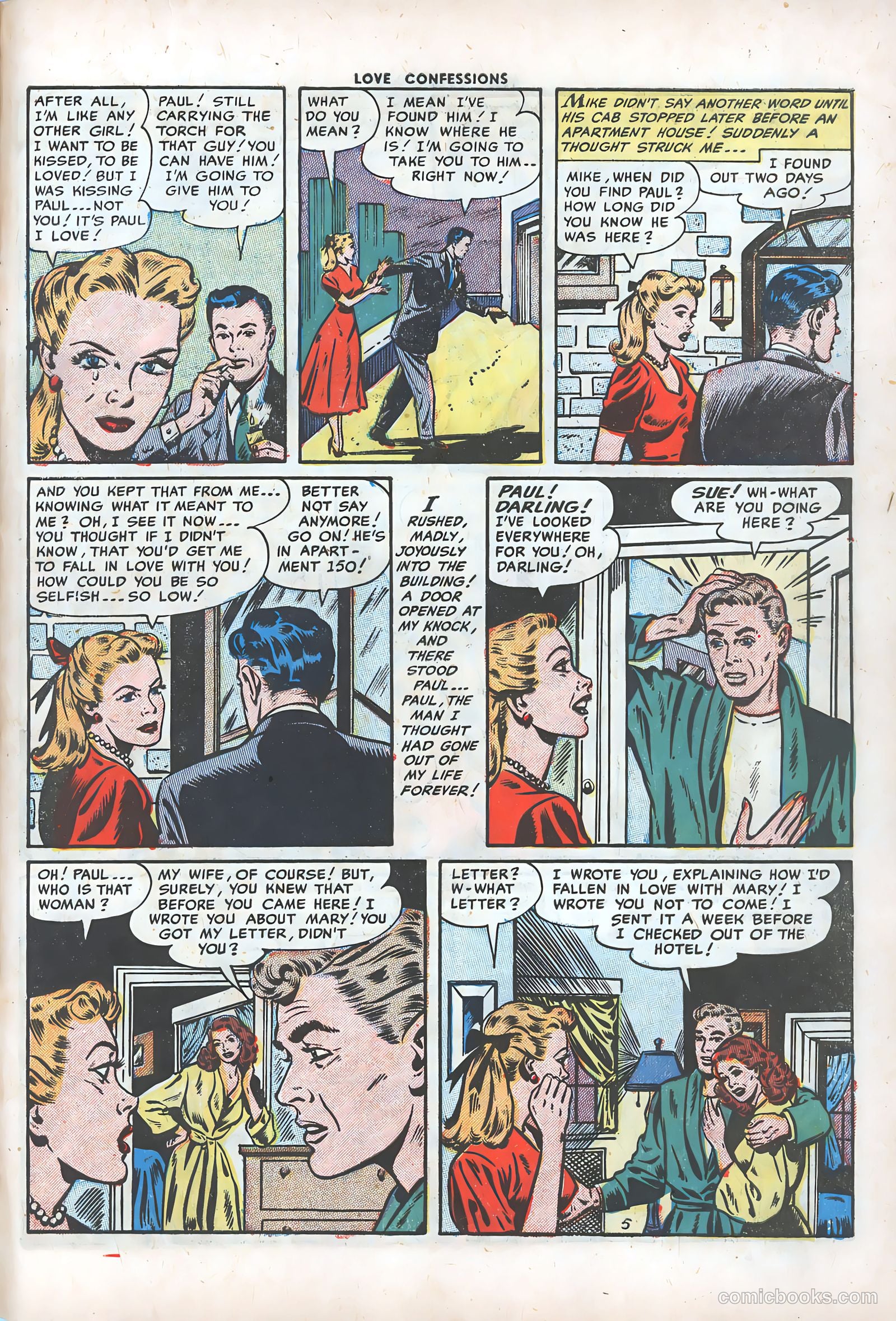Love Confessions #36 (1954) — page 31 of 36