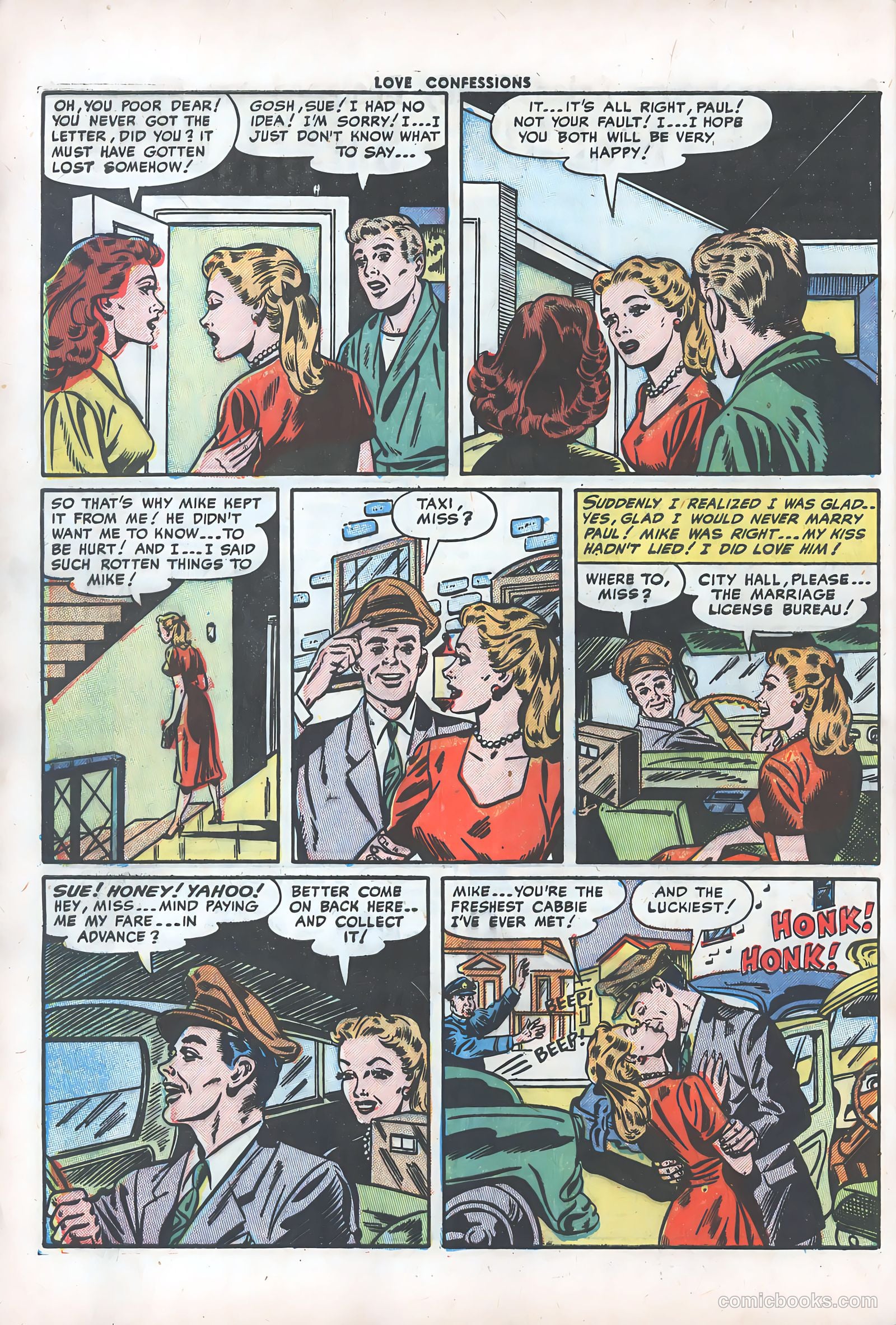 Love Confessions #36 (1954) — page 32 of 36