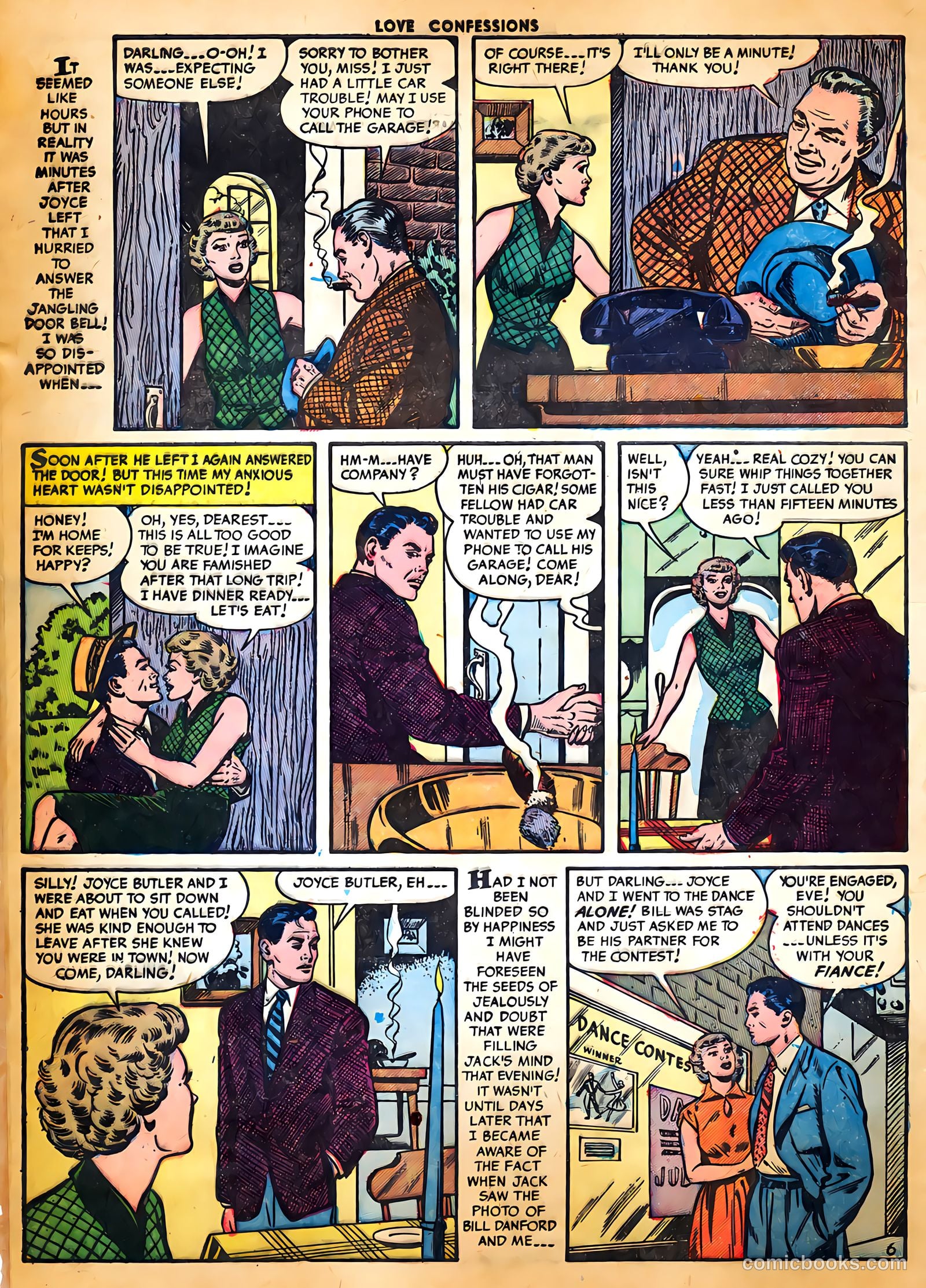 Love Confessions #37 (1954) — page 8 of 36