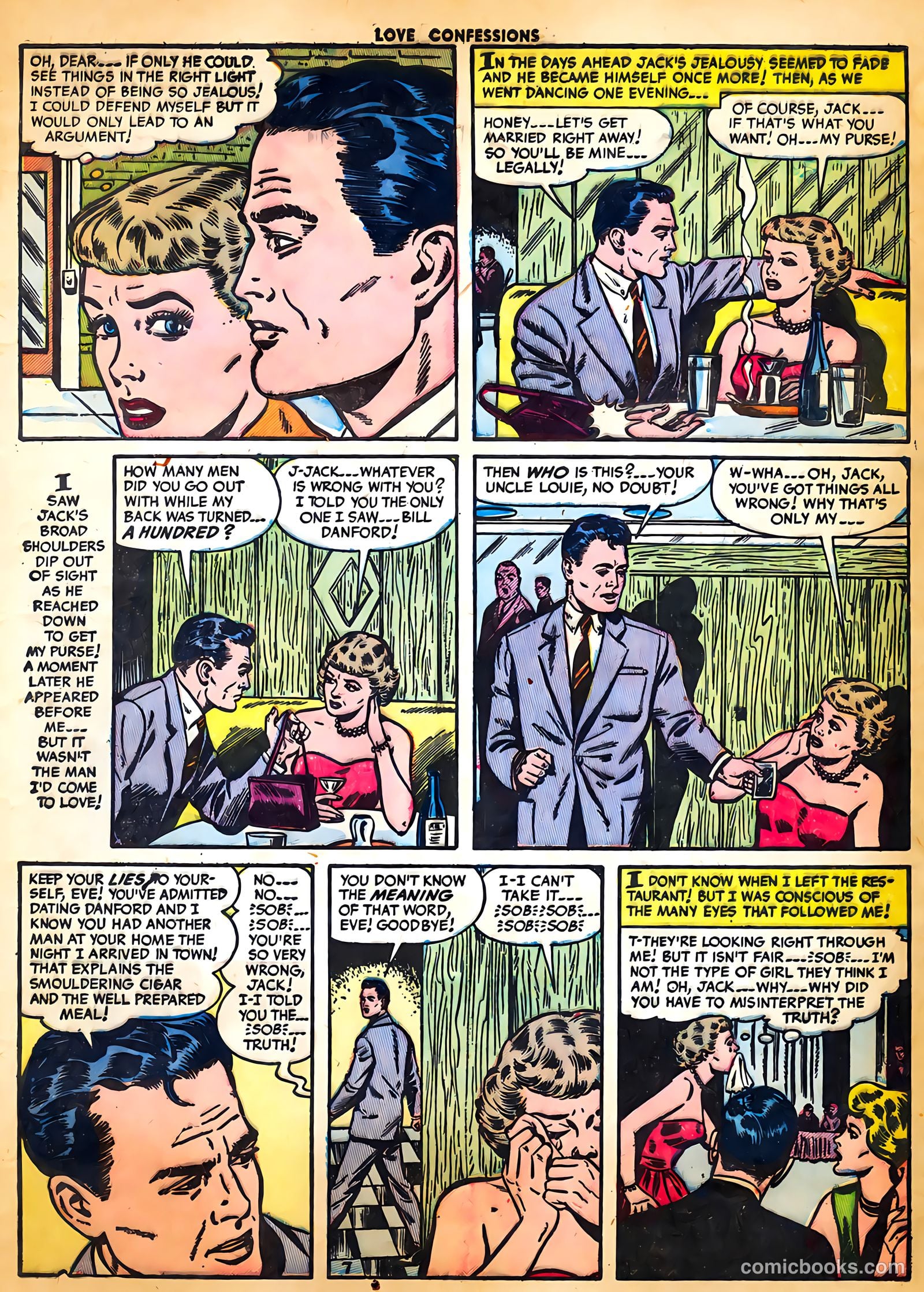 Love Confessions #37 (1954) — page 9 of 36