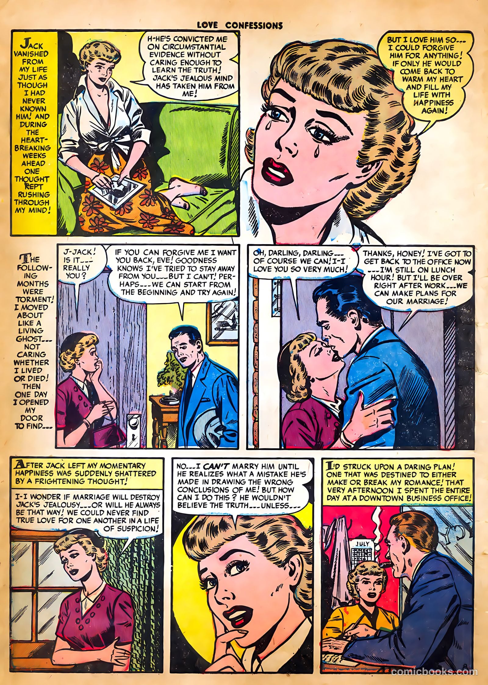 Love Confessions #37 (1954) — page 10 of 36