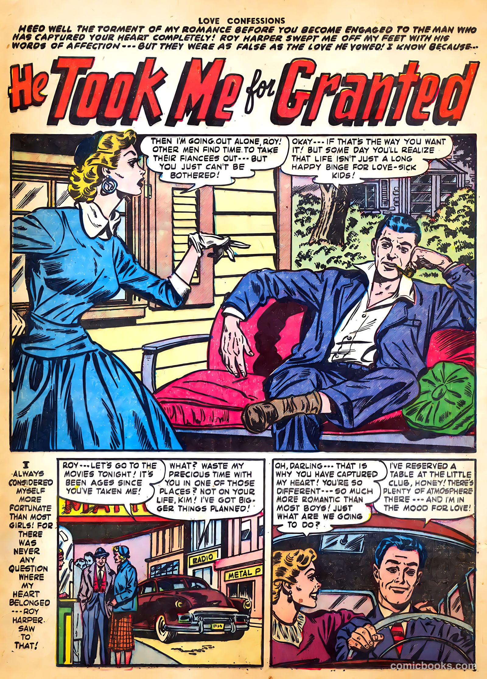 Love Confessions #37 (1954) — page 12 of 36
