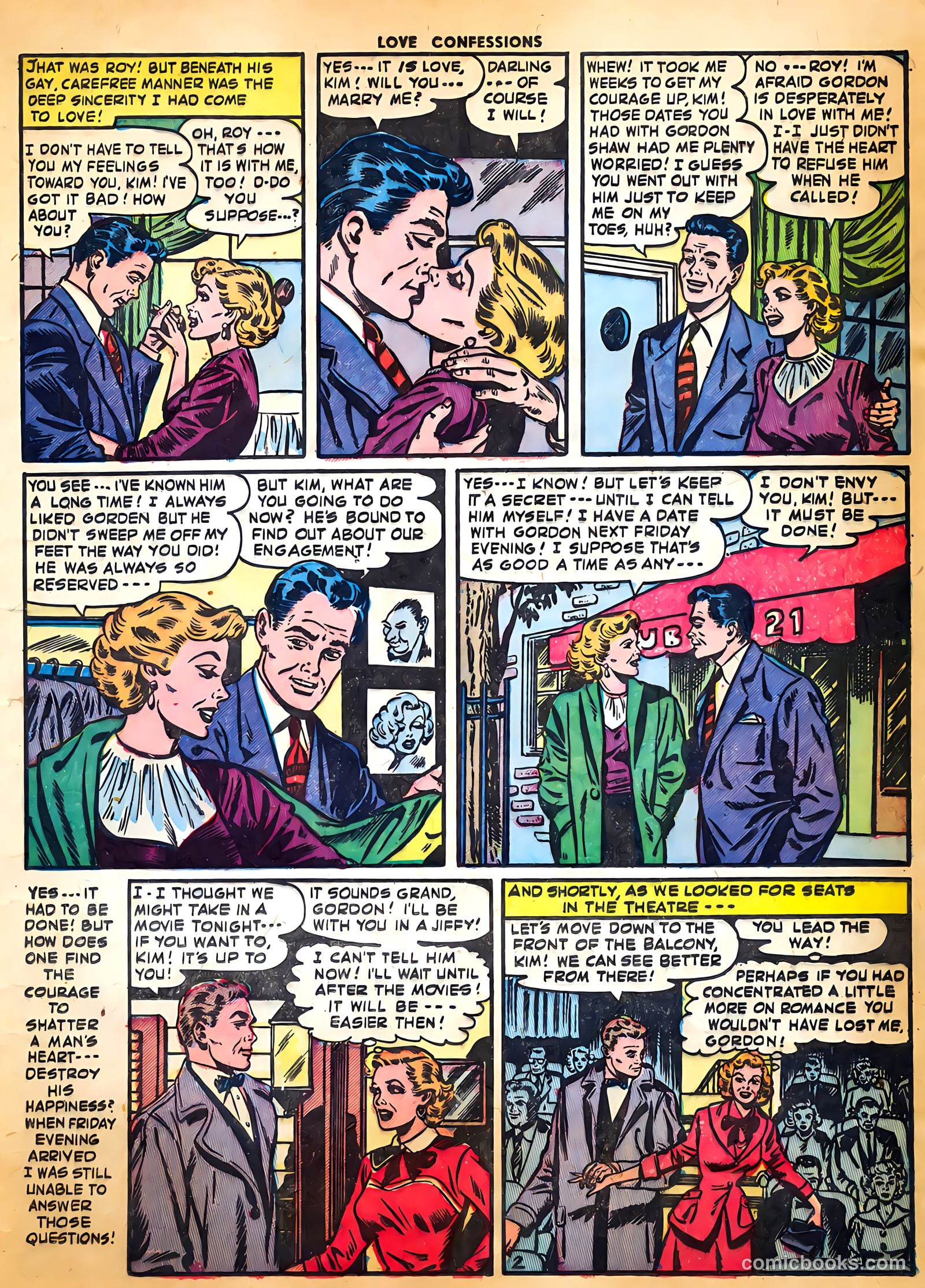 Love Confessions #37 (1954) — page 13 of 36