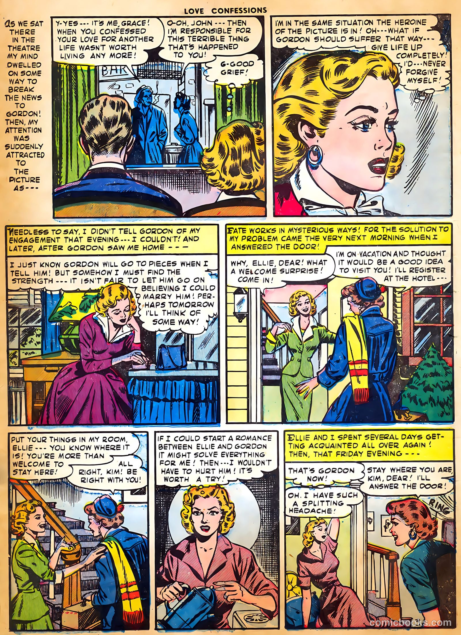 Love Confessions #37 (1954) — page 14 of 36