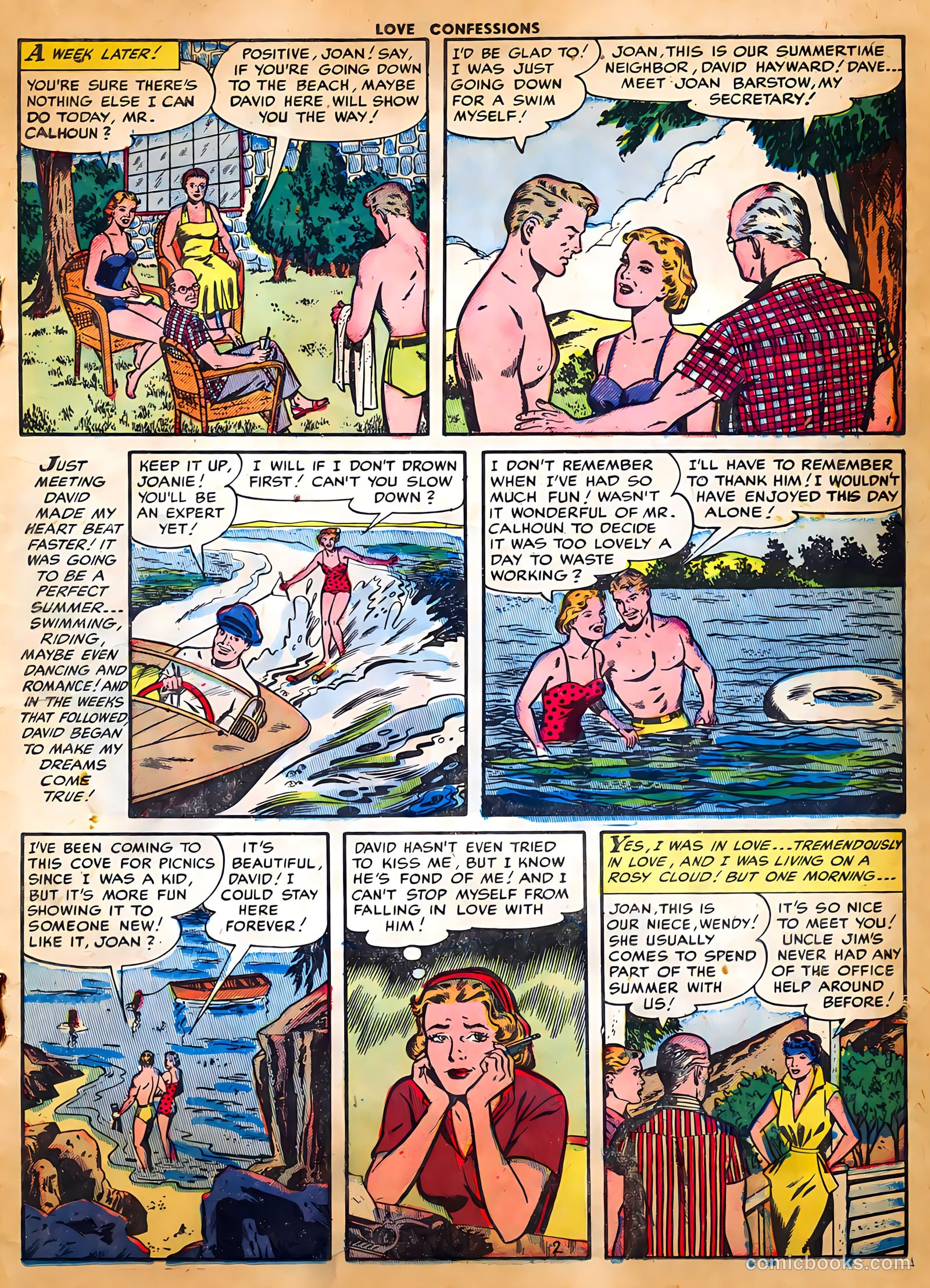 Love Confessions #37 (1954) — page 19 of 36
