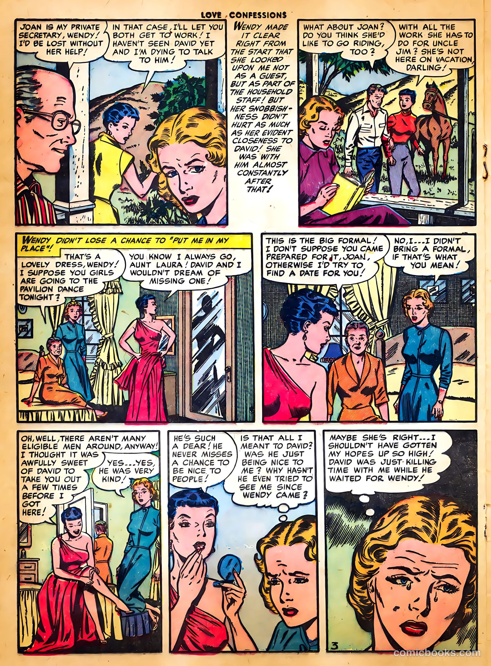 Love Confessions #37 (1954) — page 20 of 36