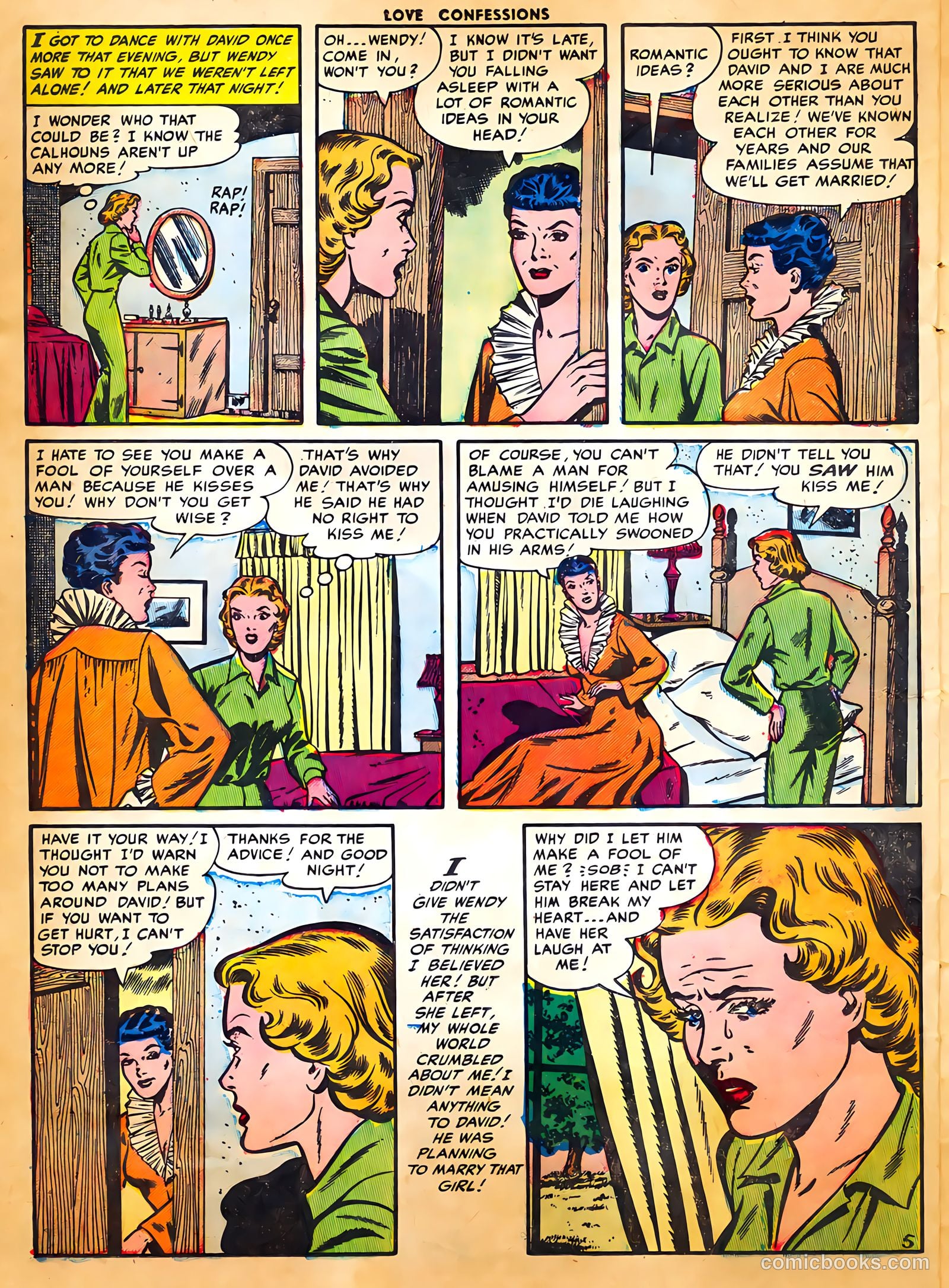 Love Confessions #37 (1954) — page 22 of 36